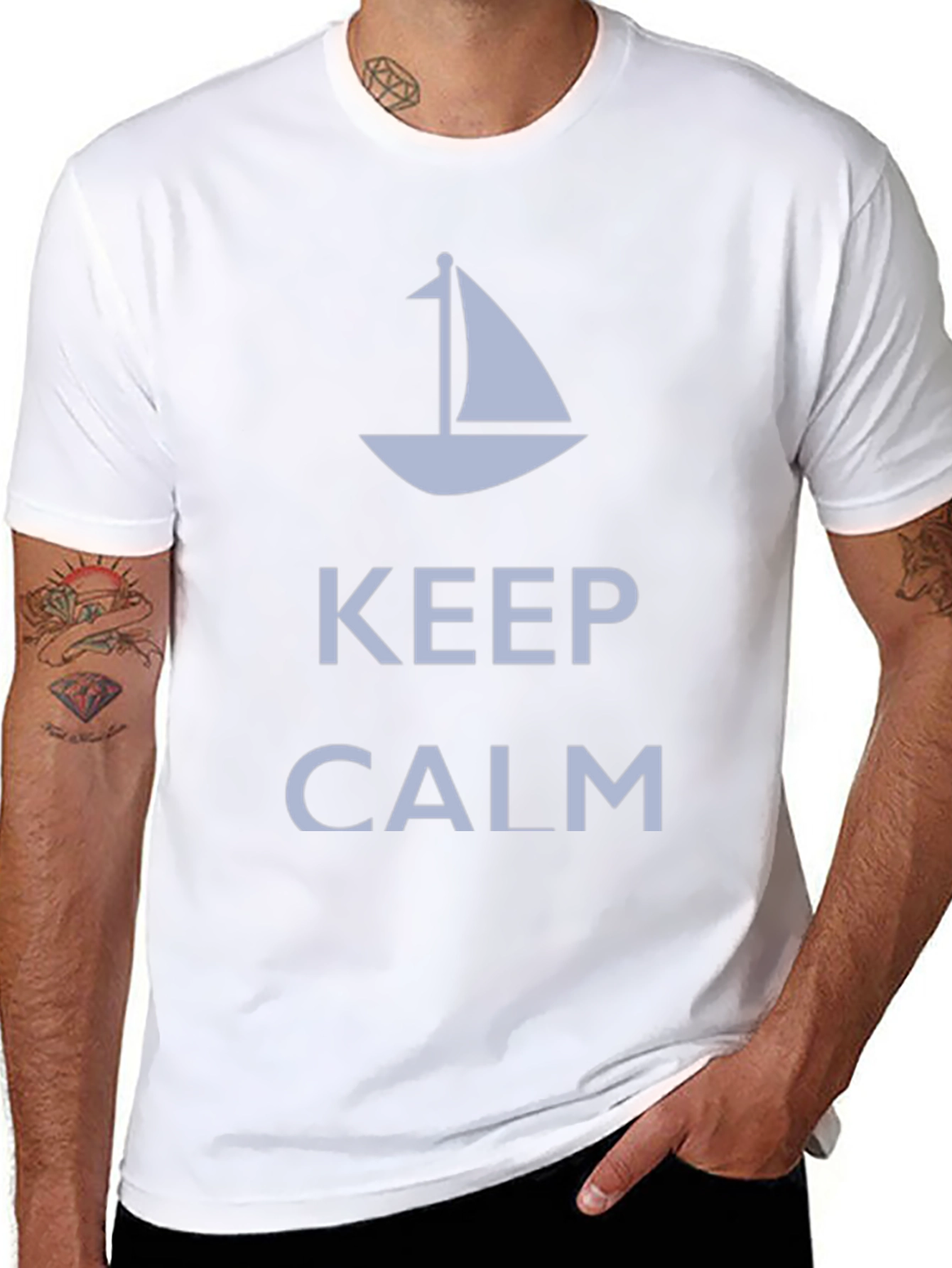 Keep Calm Sailboat T-Shirt