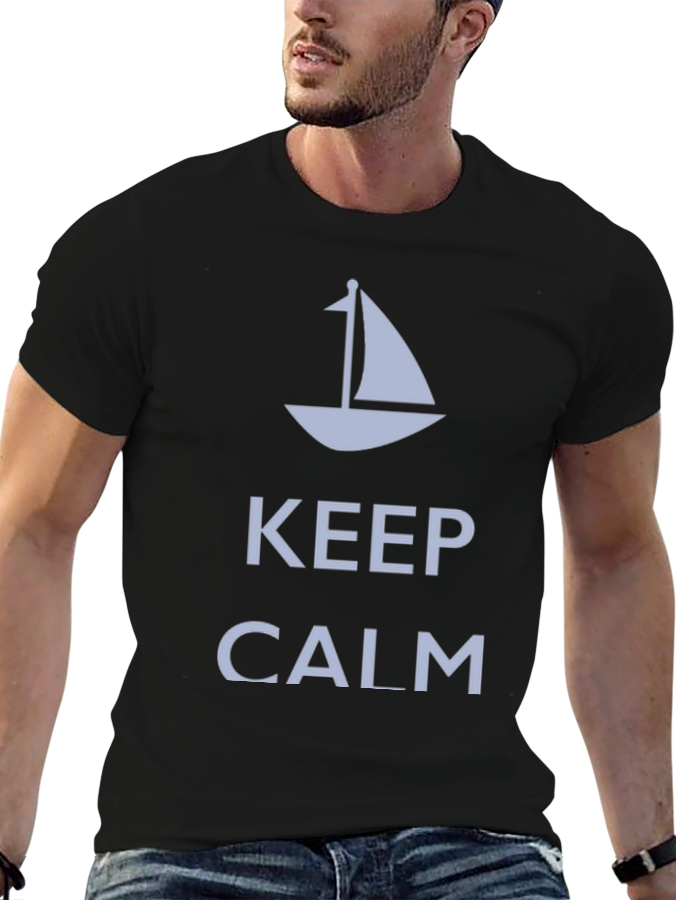 Keep Calm Sailboat T-Shirt