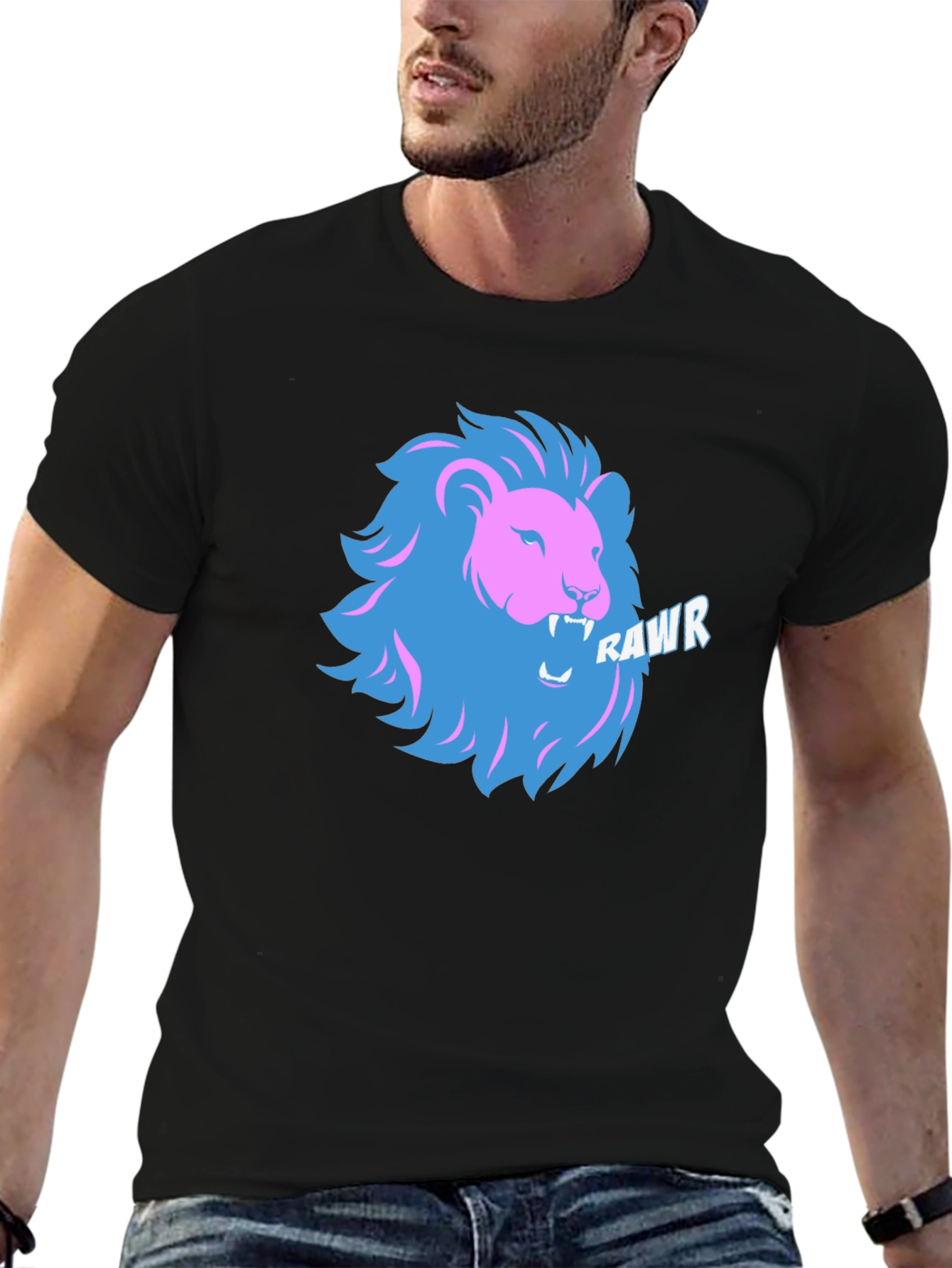 Roaring Lion Graphic Tee - Black