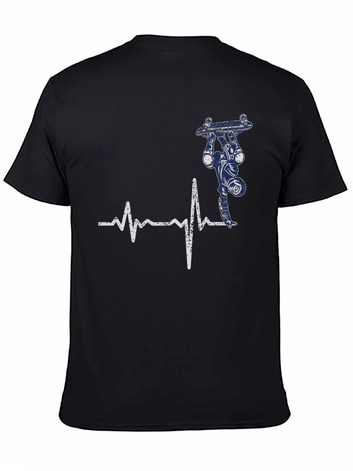 Skateboarding Heartbeat Graphic Tee