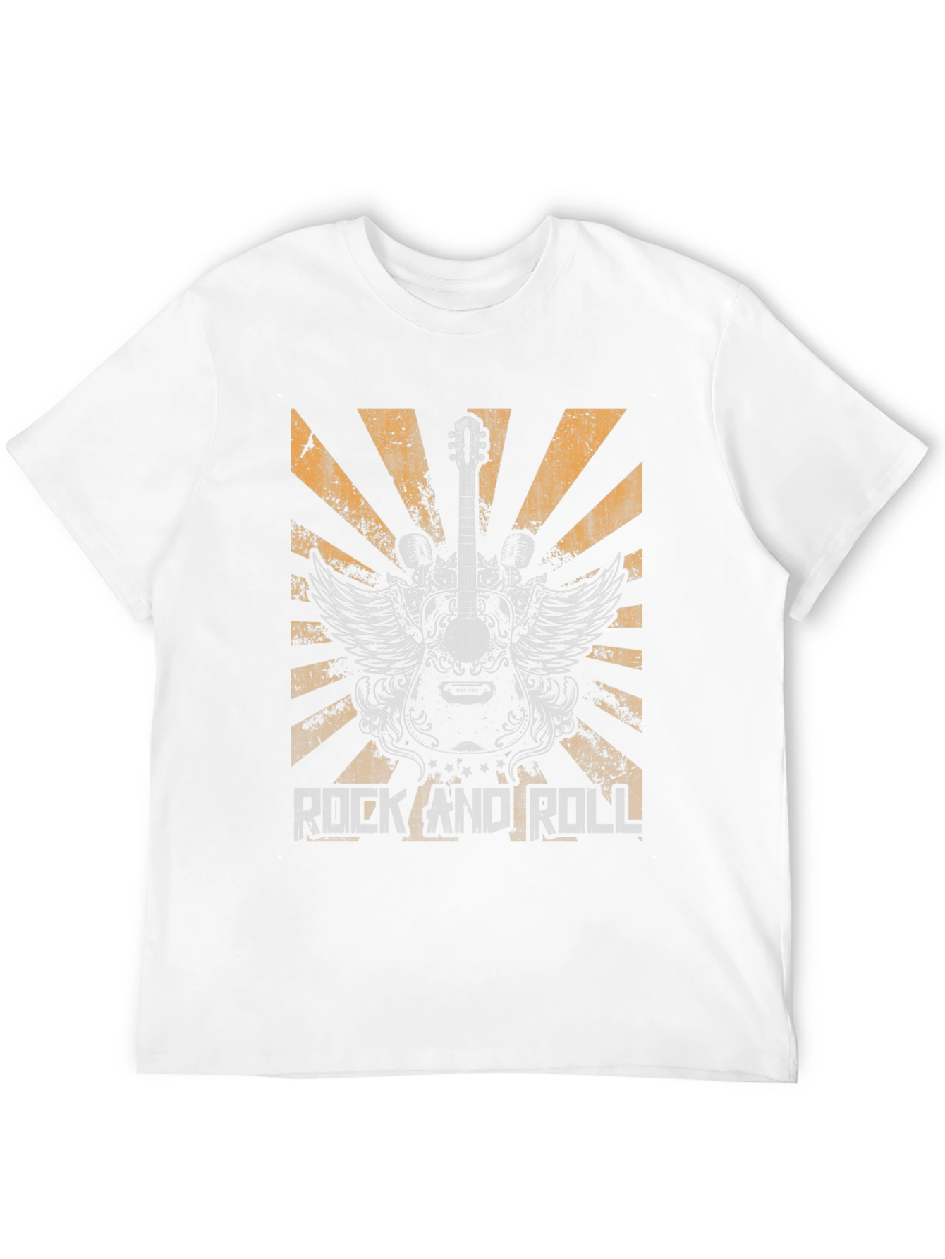 Rock and Roll Guitar Graphic Tee