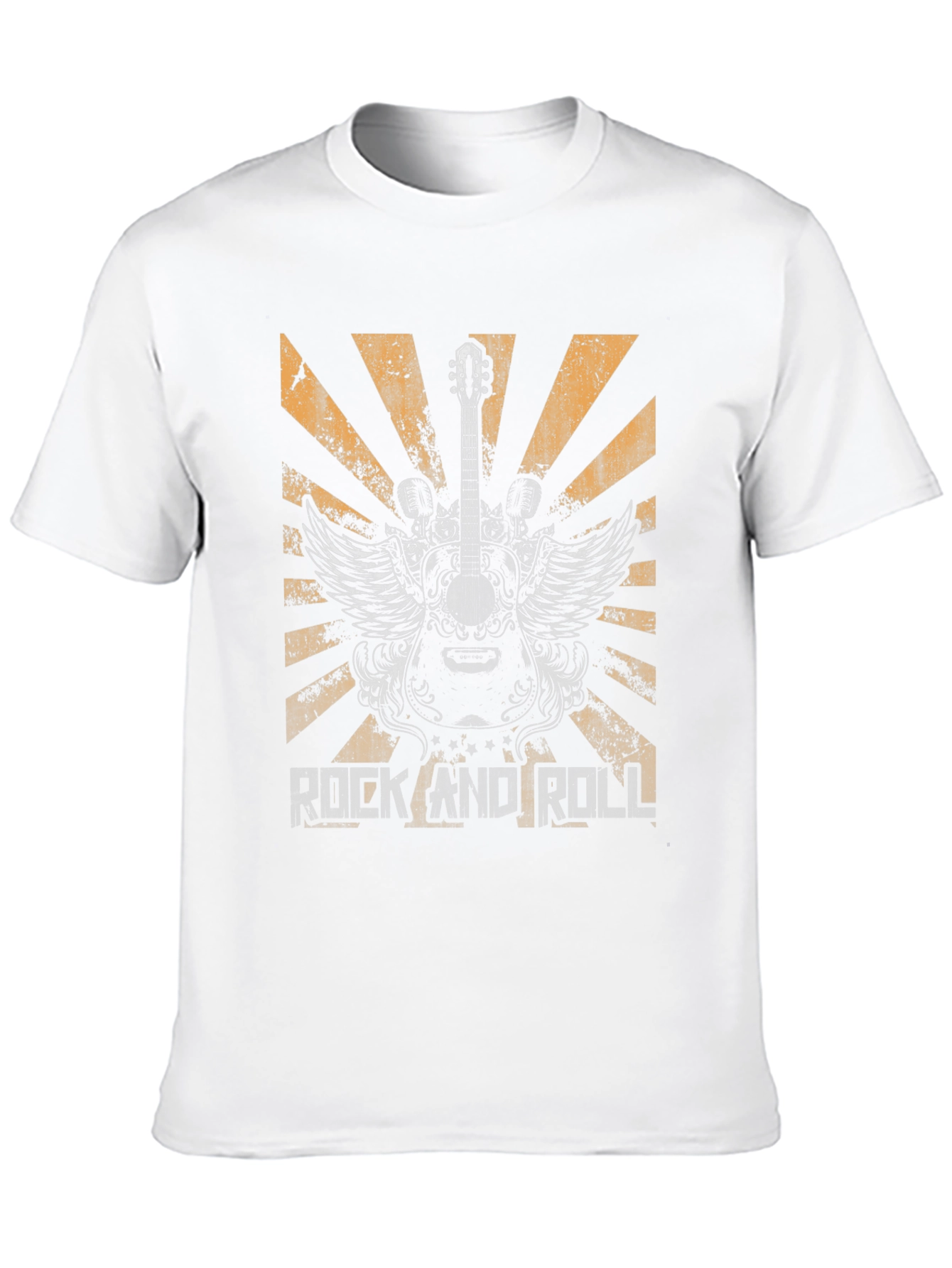 Rock and Roll Guitar Graphic Tee