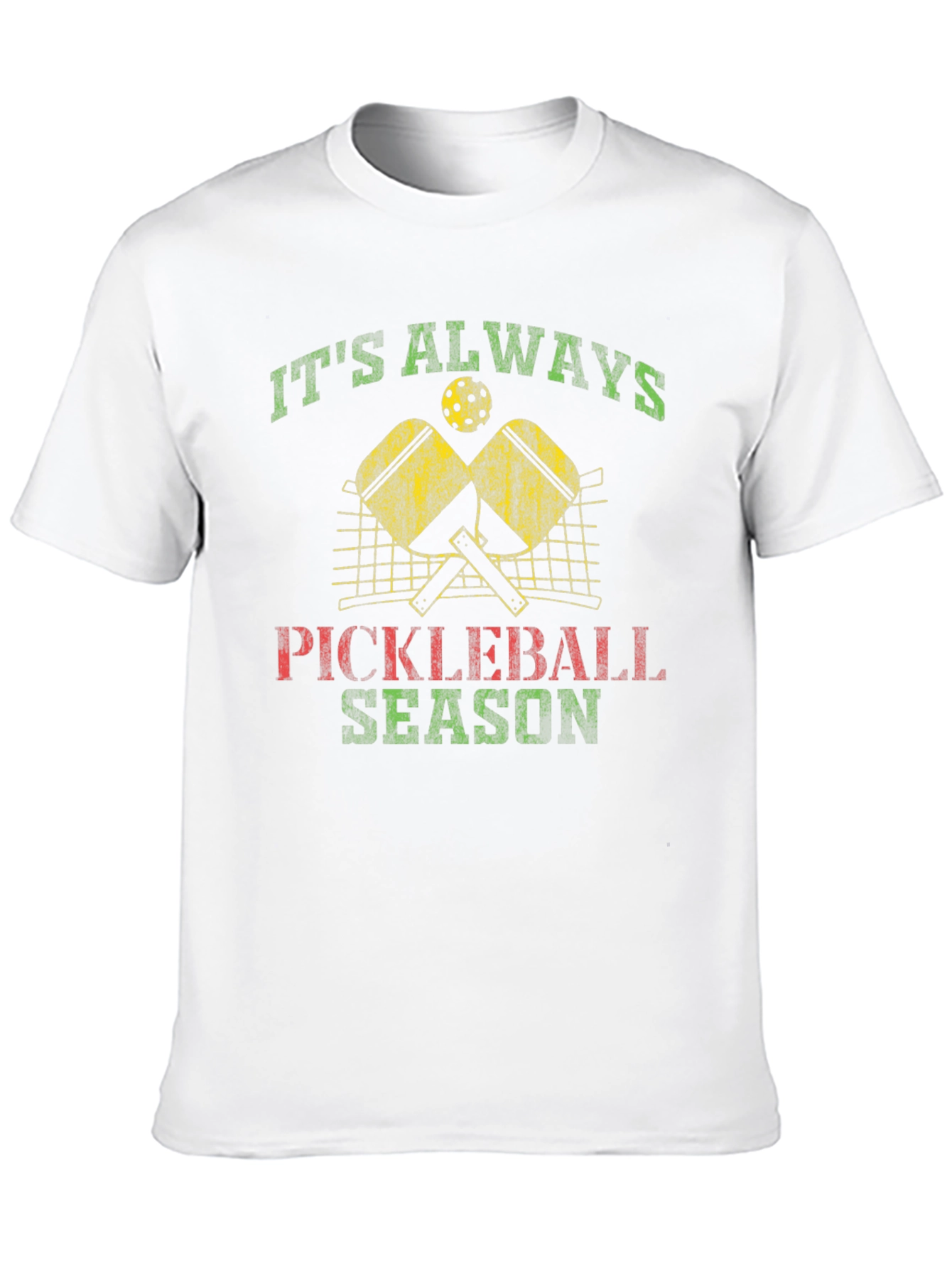 Its Always Pickleball Season Black T-Shirt