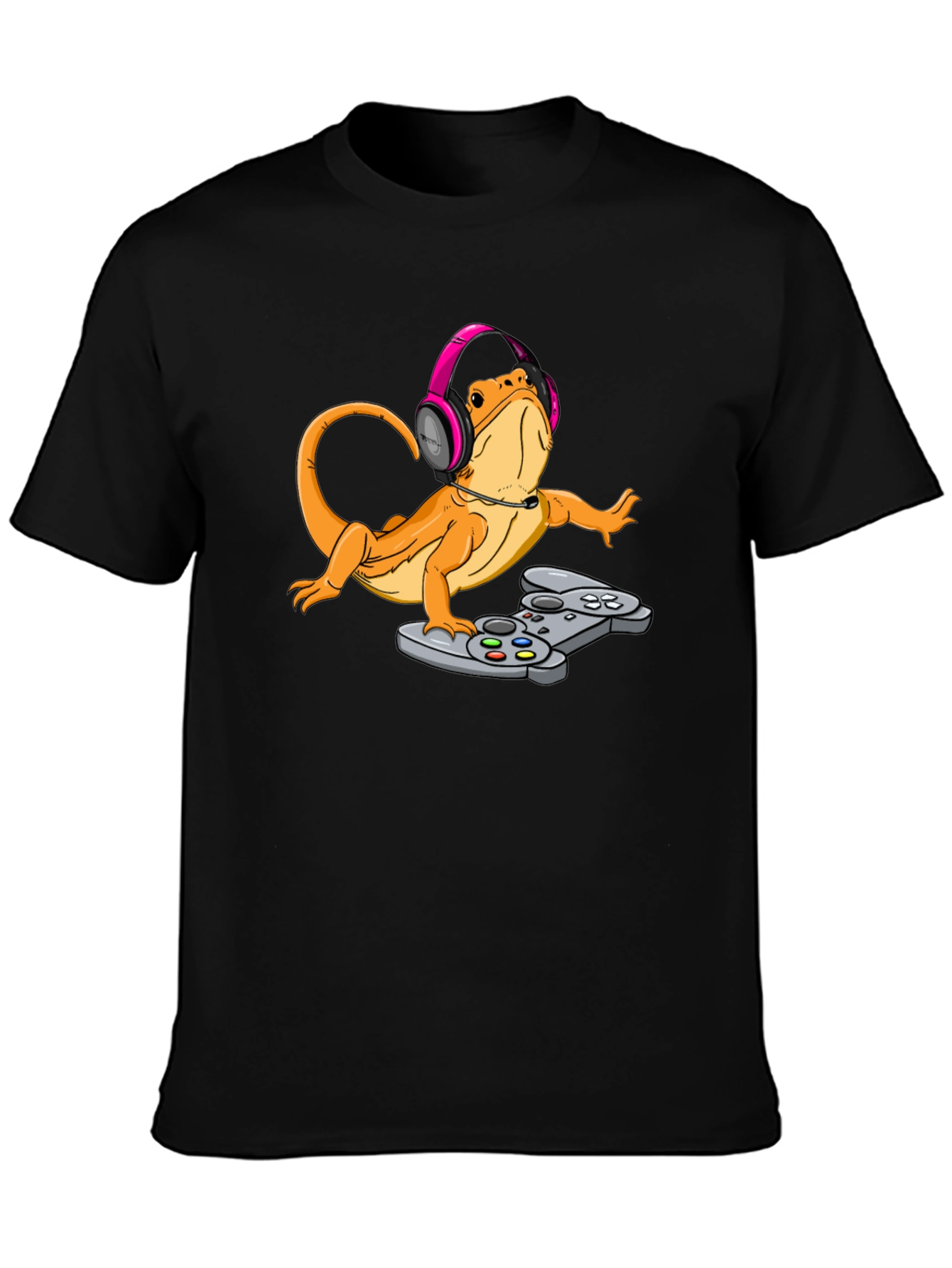 Gamer Lizard Graphic Tee