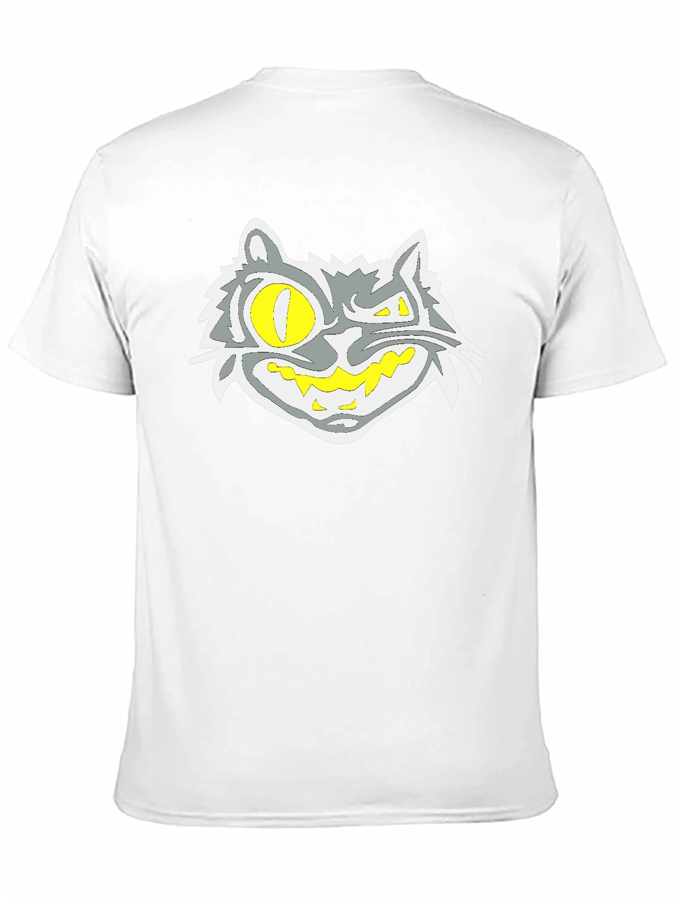 Grinning Cat Graphic Black Tee