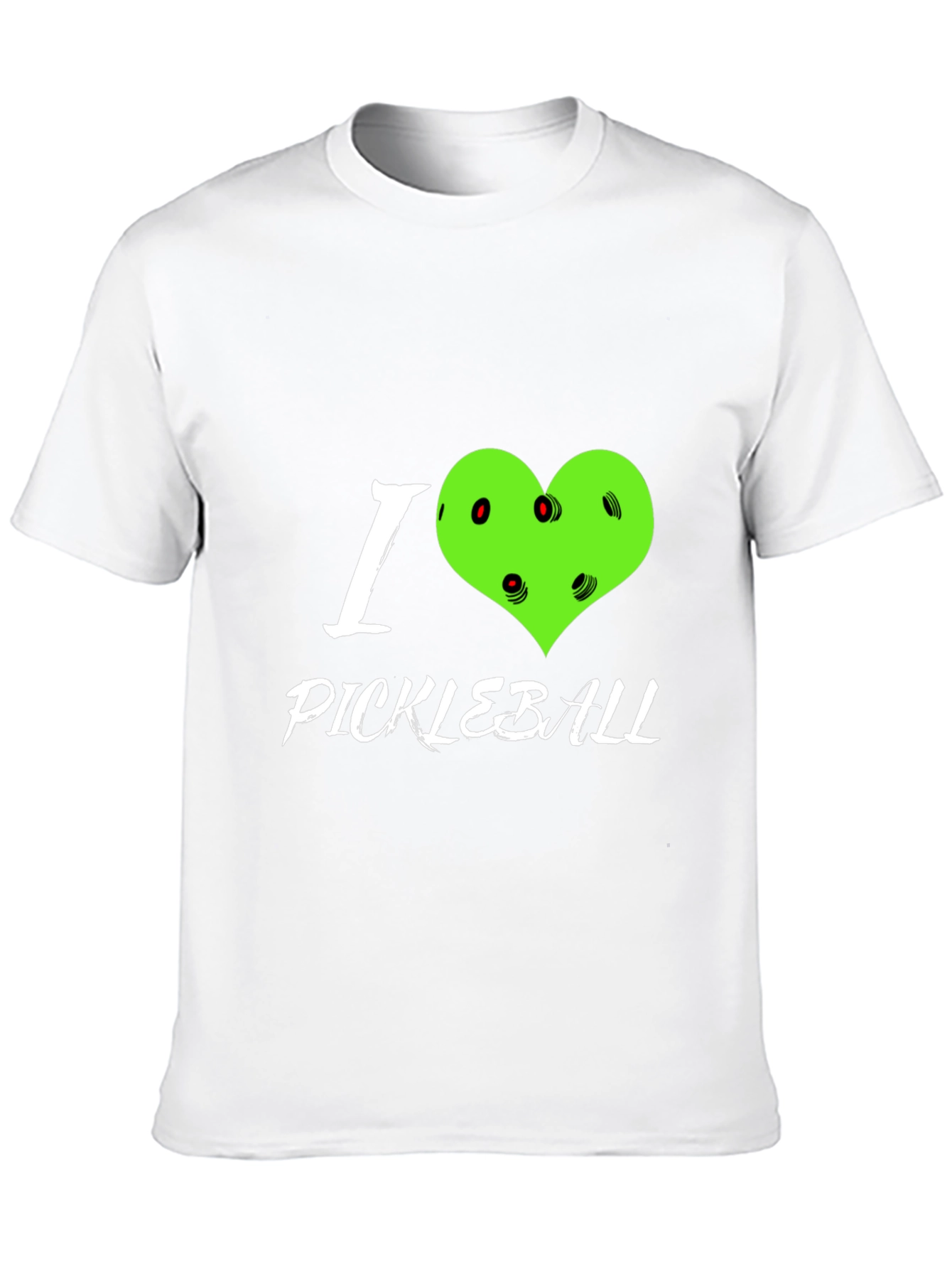 I Love Pickleball Heart T-Shirt