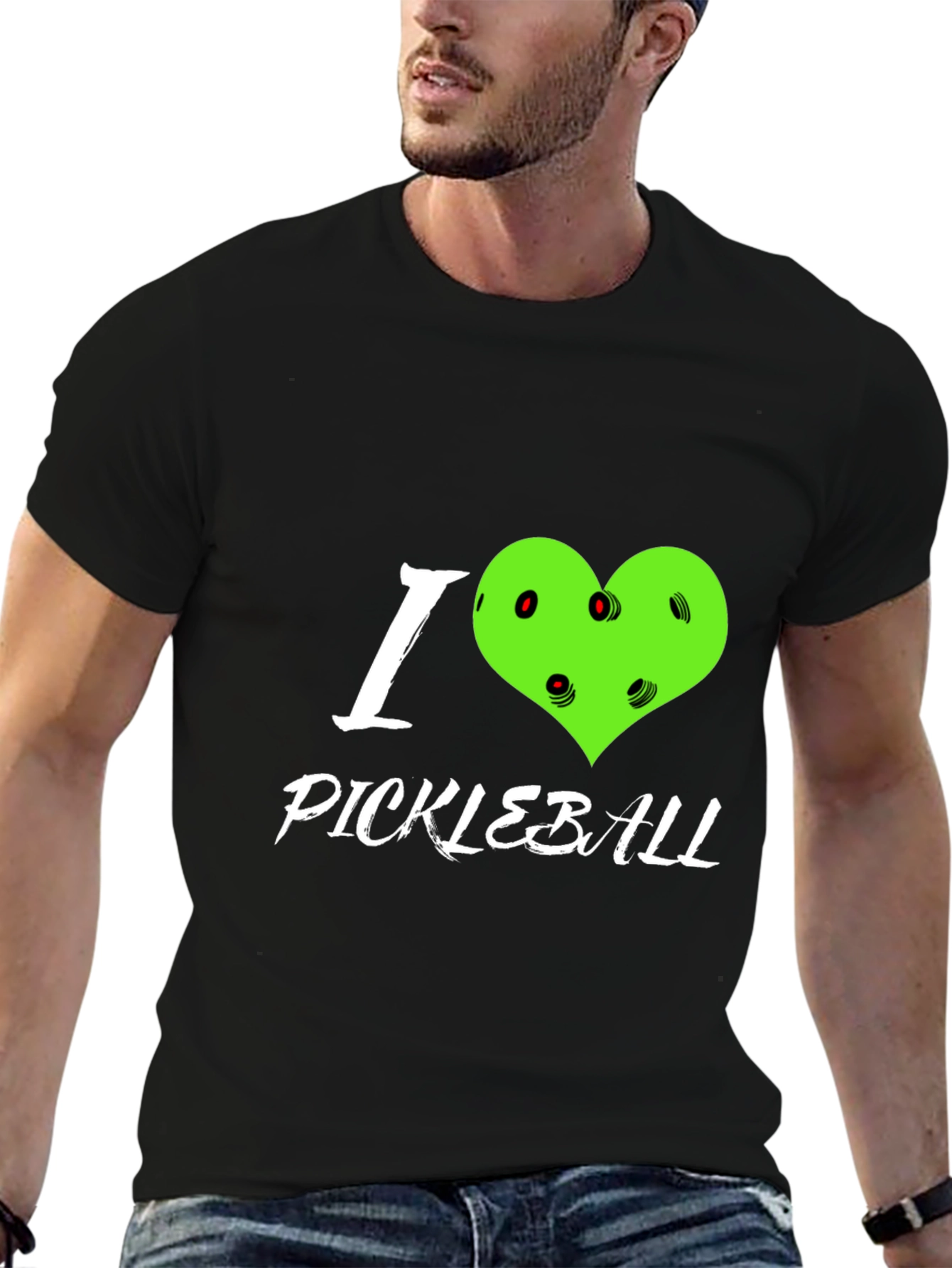 I Love Pickleball Heart T-Shirt