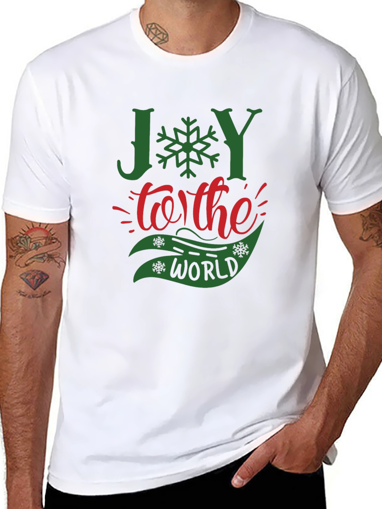 Joy to the World Christmas Graphic Tee
