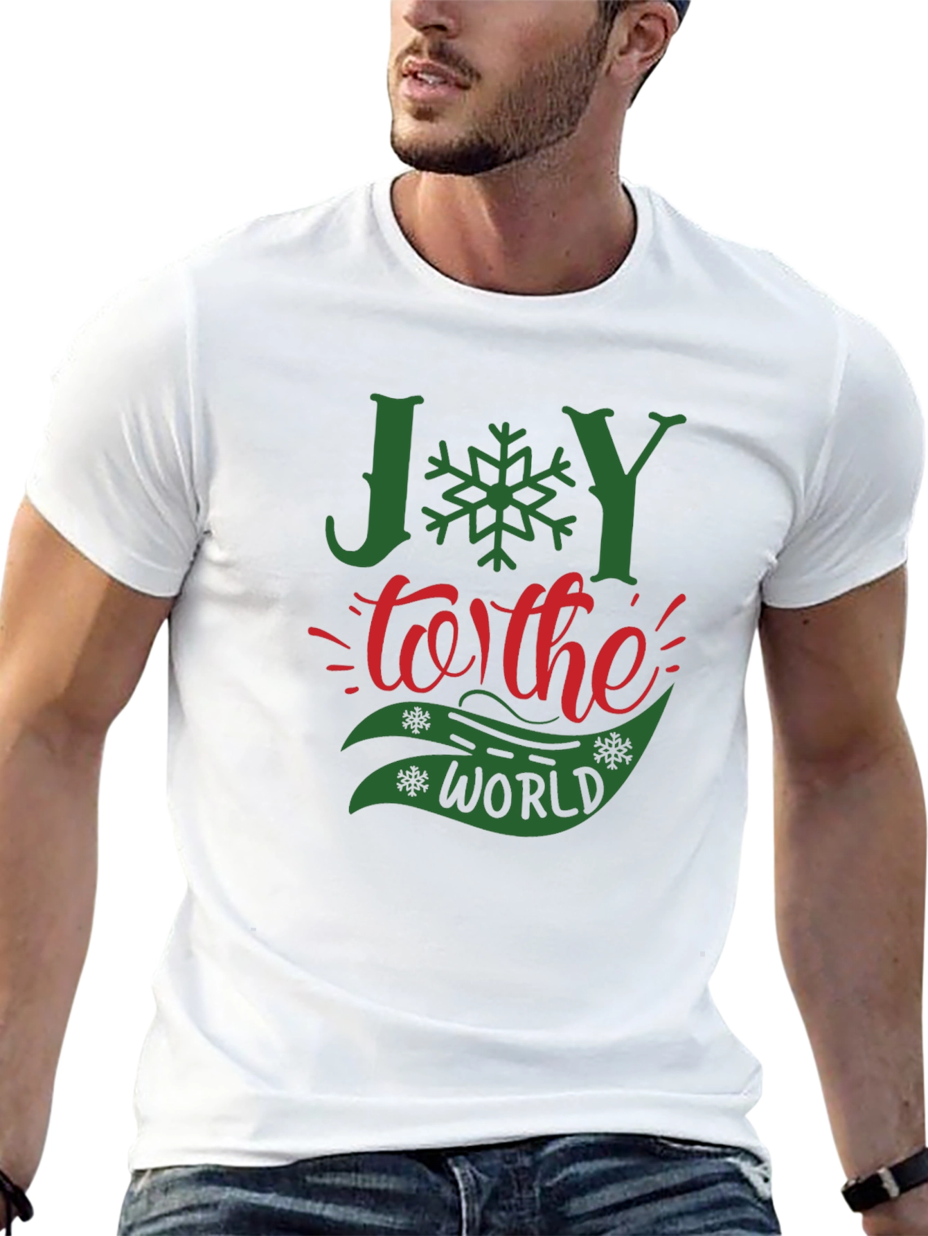 Joy to the World Christmas Graphic Tee