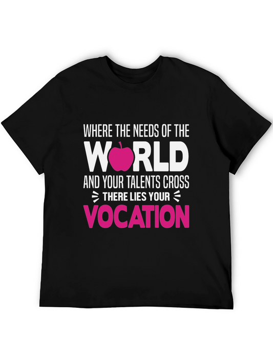 Teacher Vocation Graphic T-Shirt