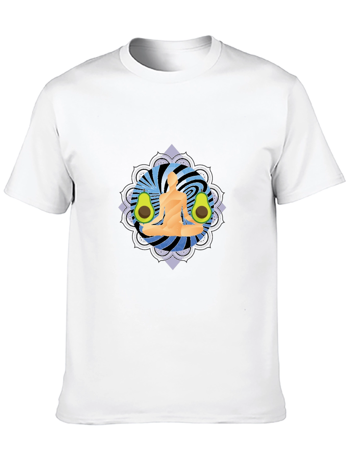 Yoga Avocado Black T-Shirt