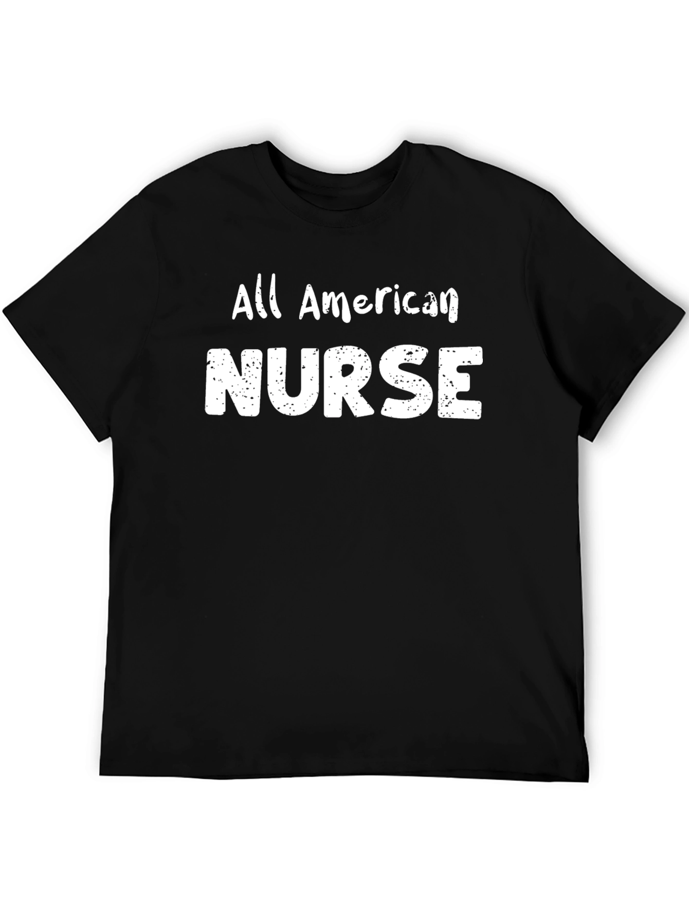 All American Nurse T-Shirt - Black