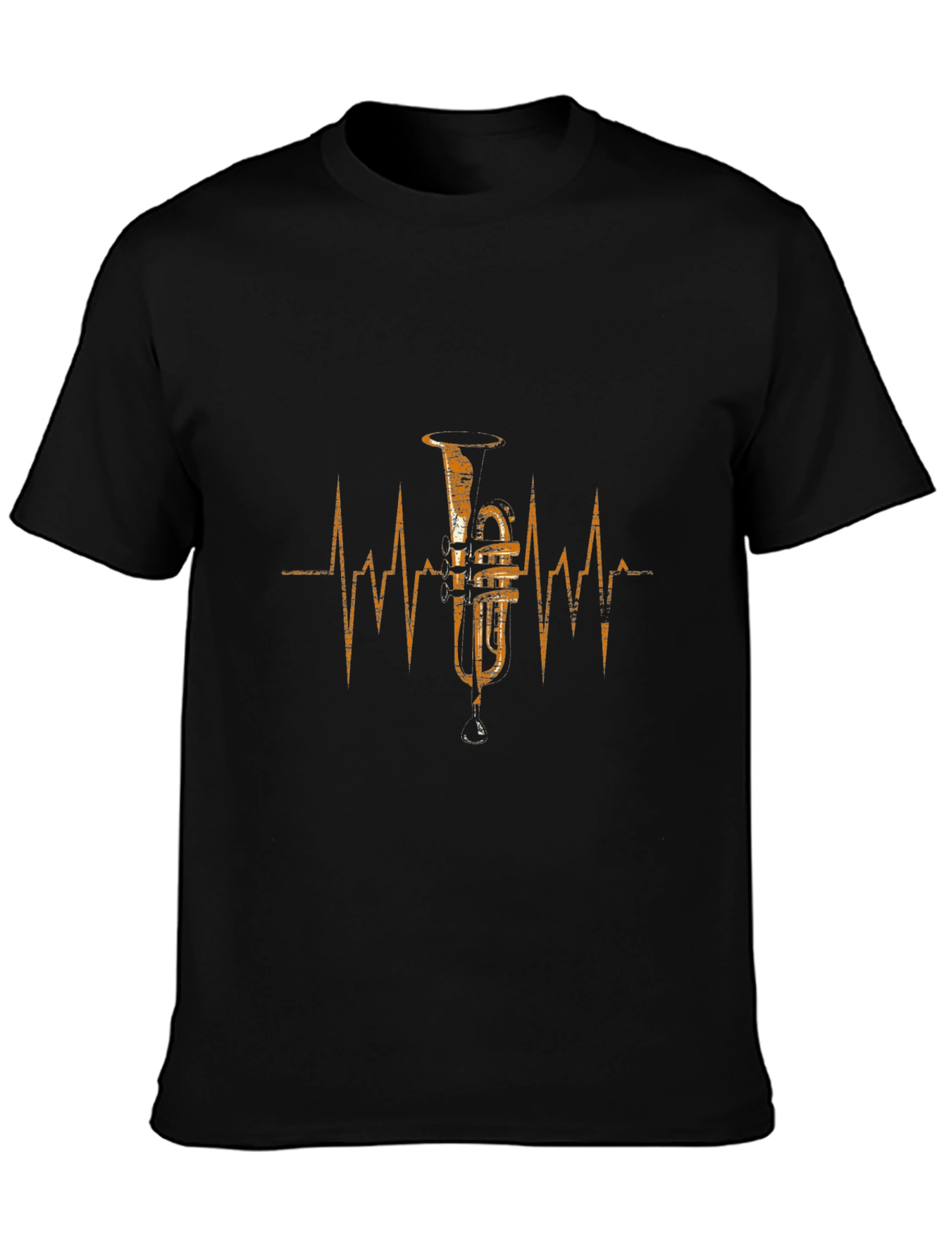 Tuba Heartbeat T-Shirt - Musicians Gift