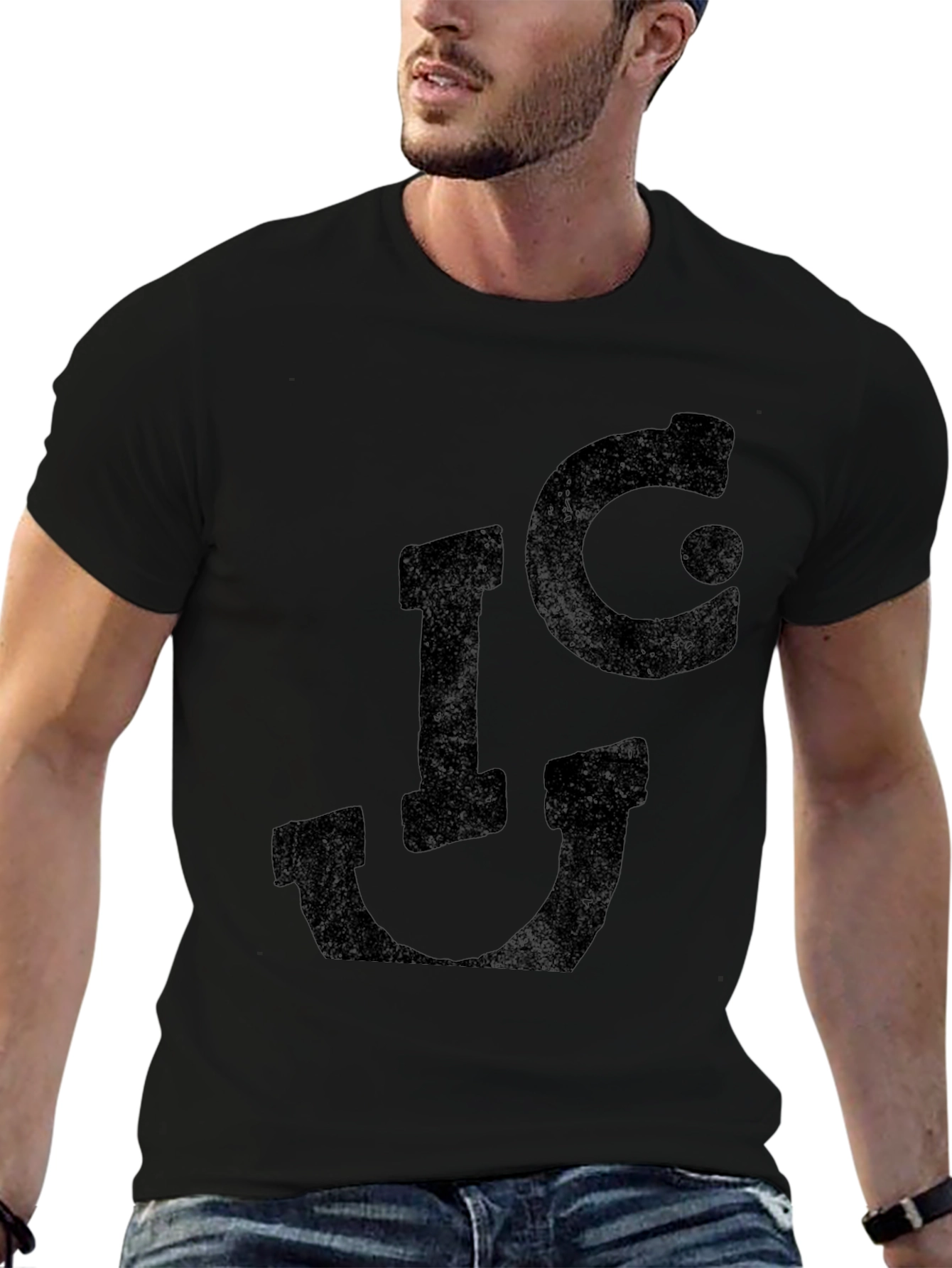 ICU Black Graphic T-Shirt - Trendy Casual Wear