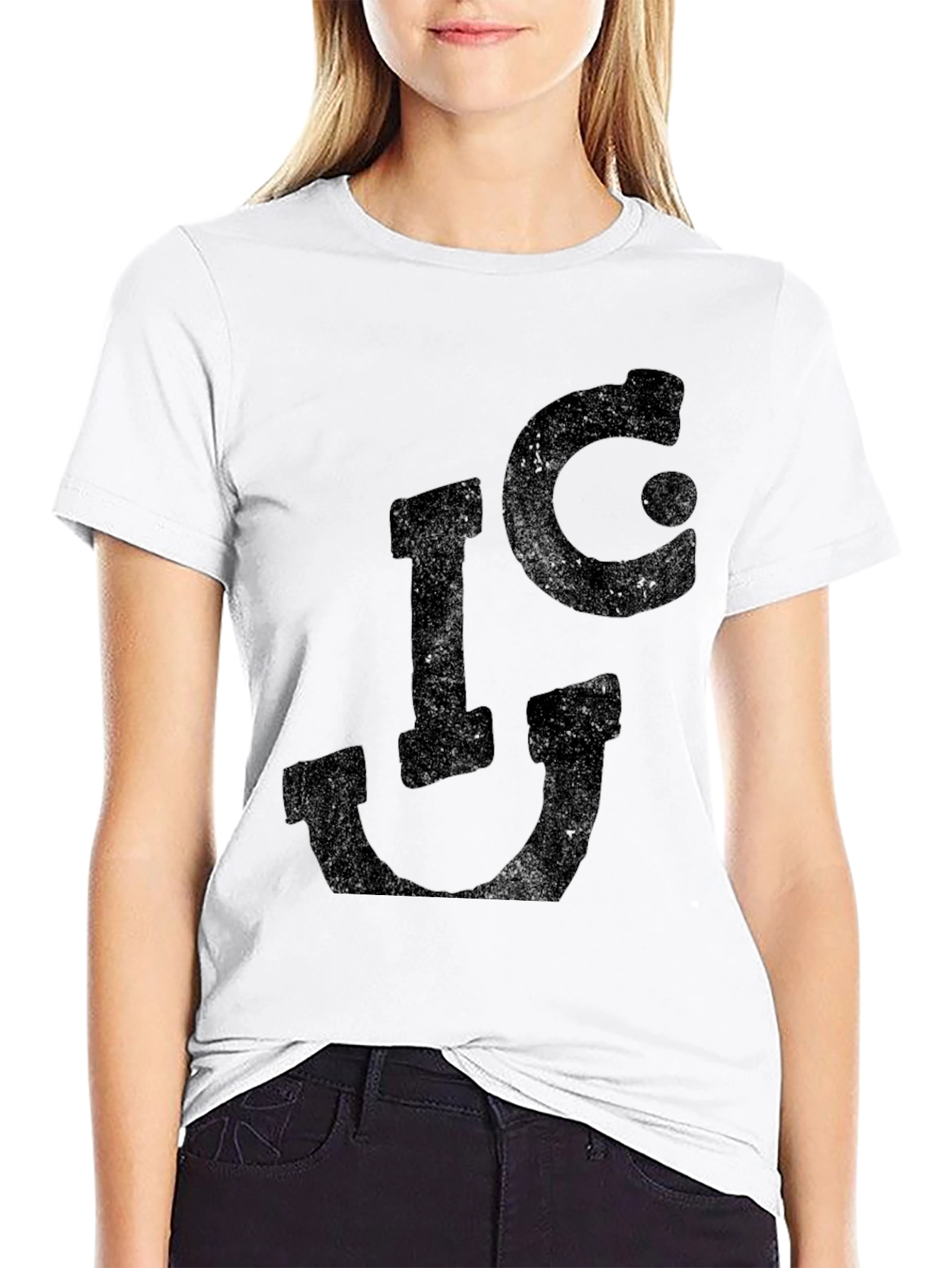 ICU Black Graphic T-Shirt - Trendy Casual Wear