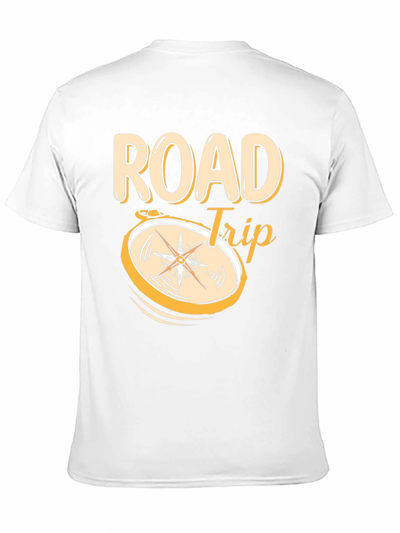 Road Trip Compass Graphic Tee - Black