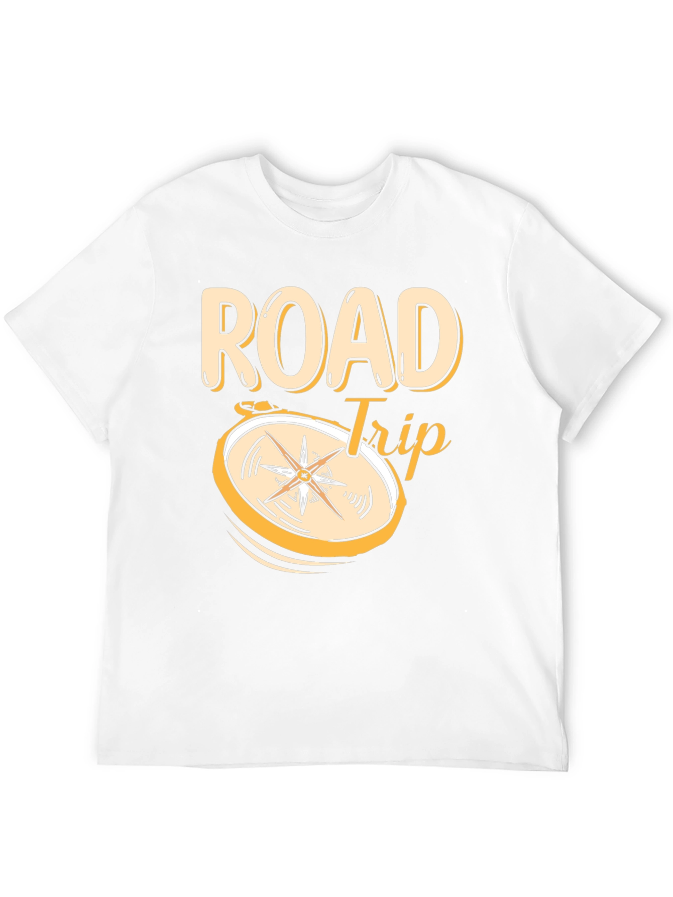 Road Trip Compass Graphic Tee - Black