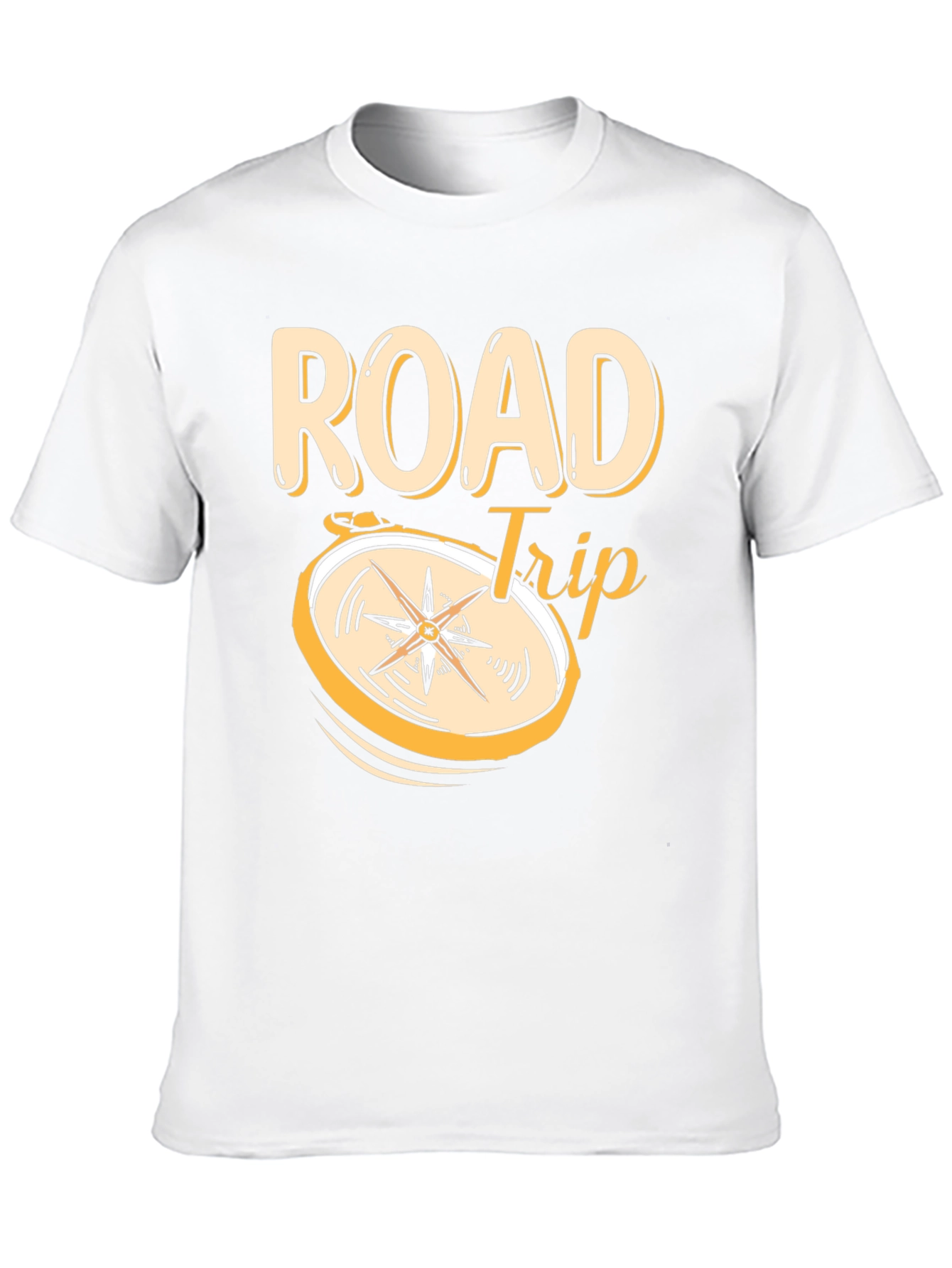 Road Trip Compass Graphic Tee - Black