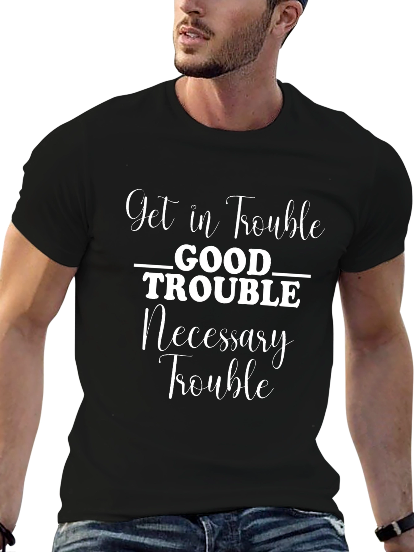 Get in Trouble Graphic T-Shirt