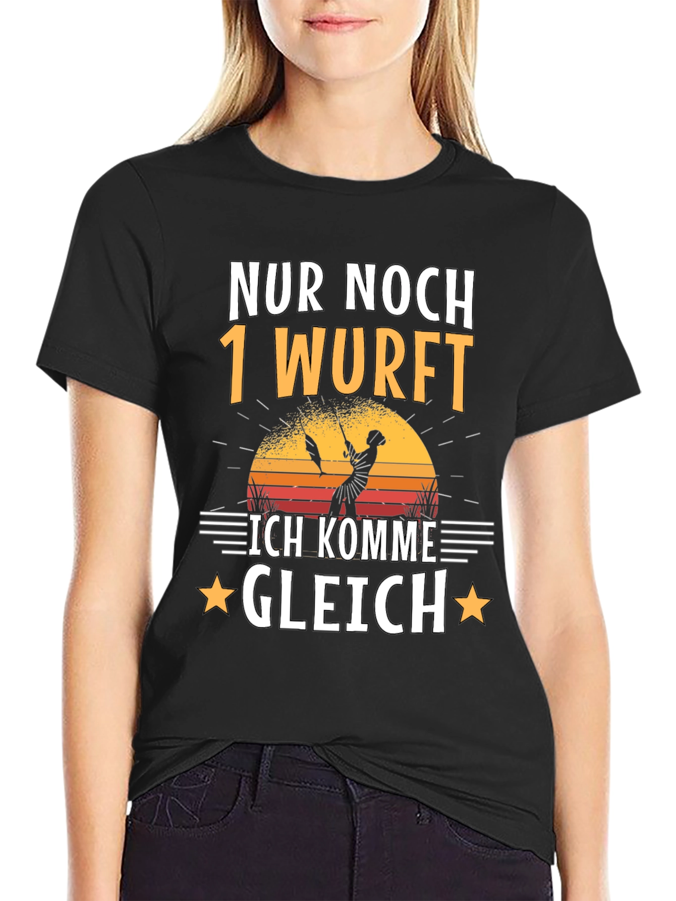 Nur Noch 1 Wurf T-Shirt Fishing