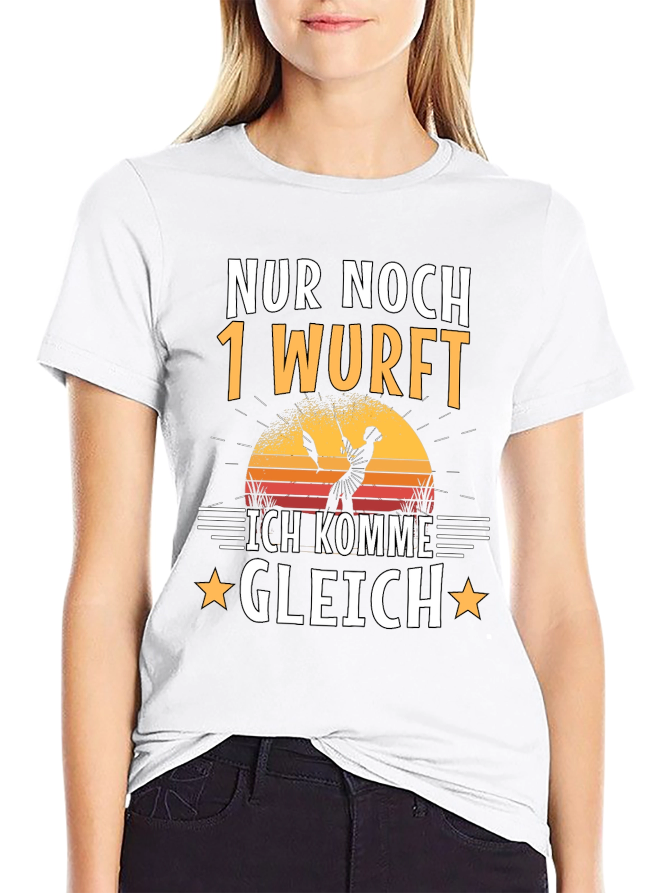 Nur Noch 1 Wurf T-Shirt Fishing
