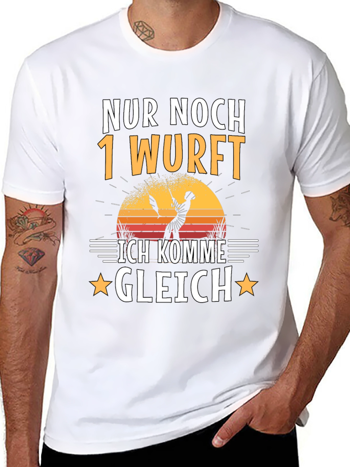 Nur Noch 1 Wurf T-Shirt Fishing