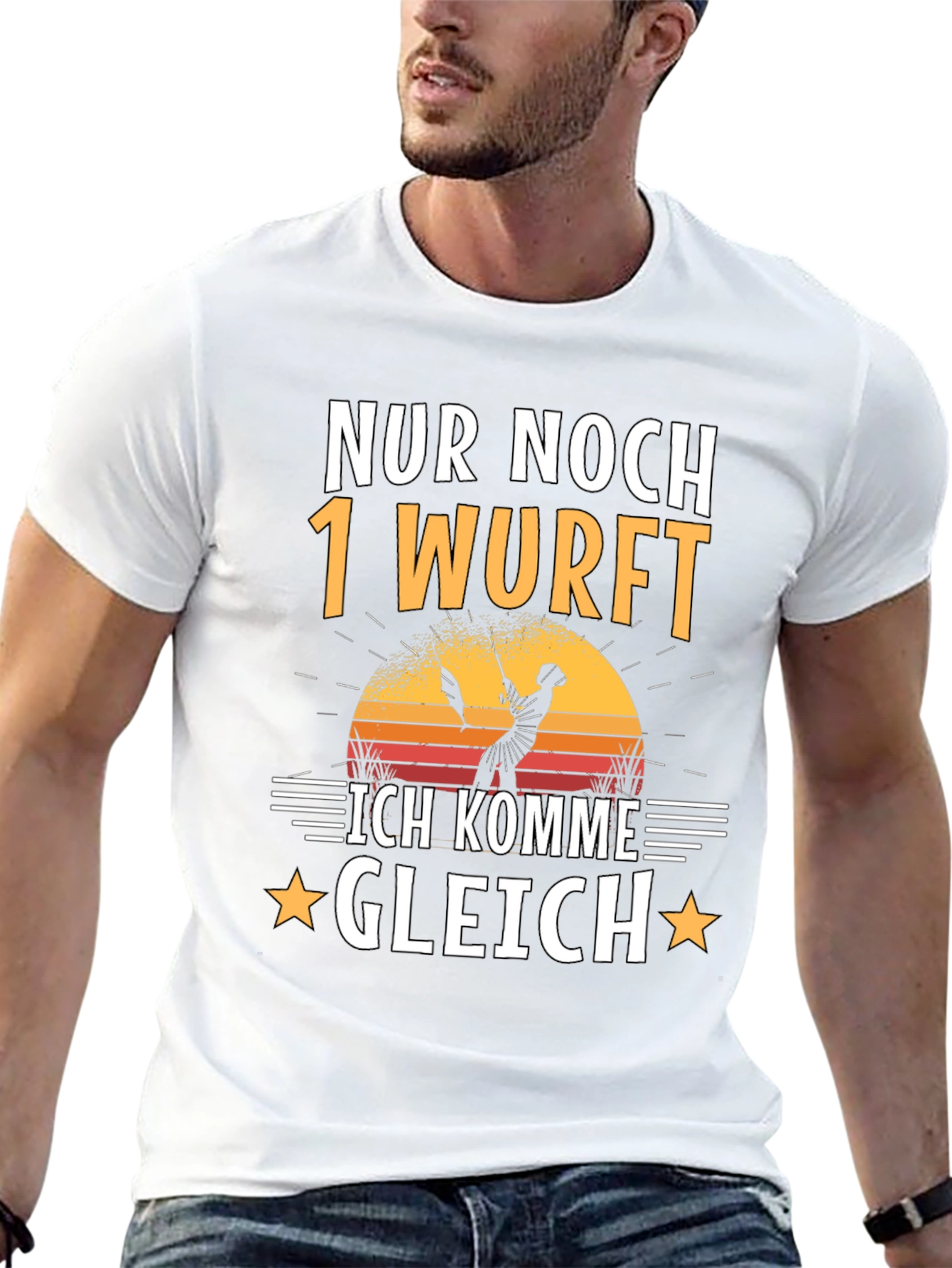 Nur Noch 1 Wurf T-Shirt Fishing