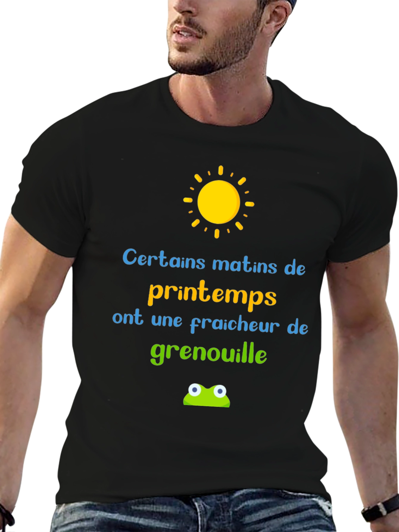 Funny French Spring Frog T-Shirt