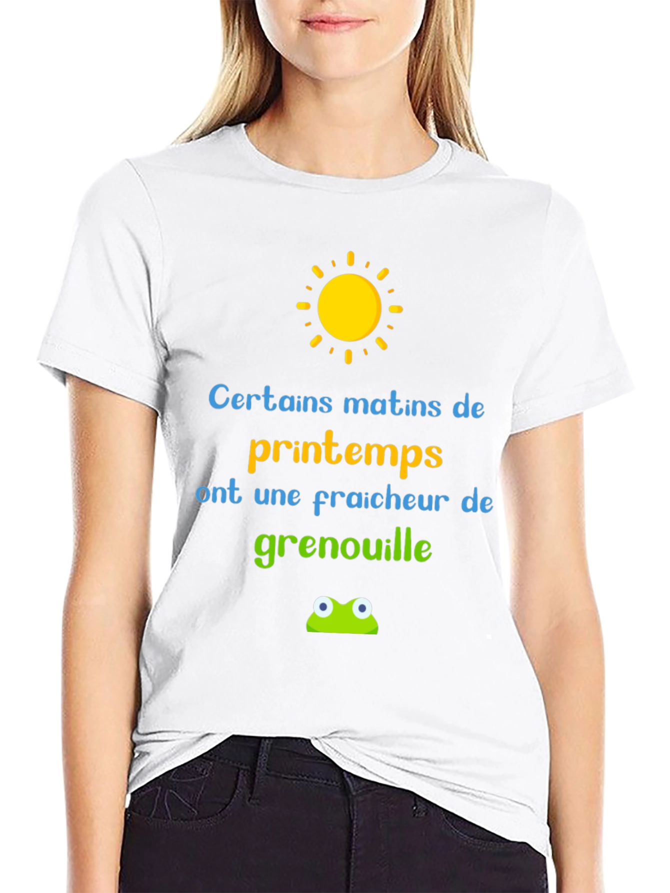 Funny French Spring Frog T-Shirt