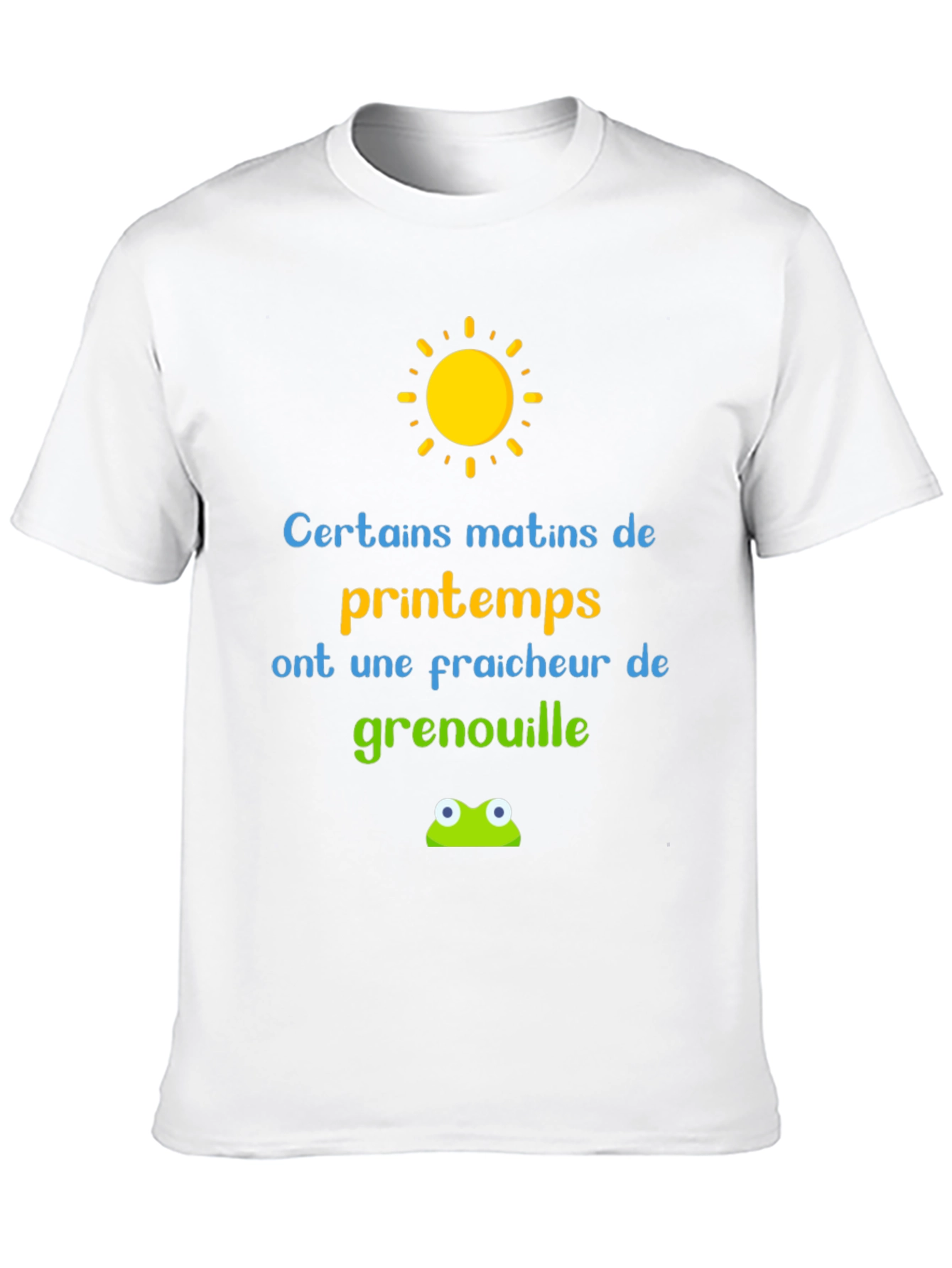 Funny French Spring Frog T-Shirt
