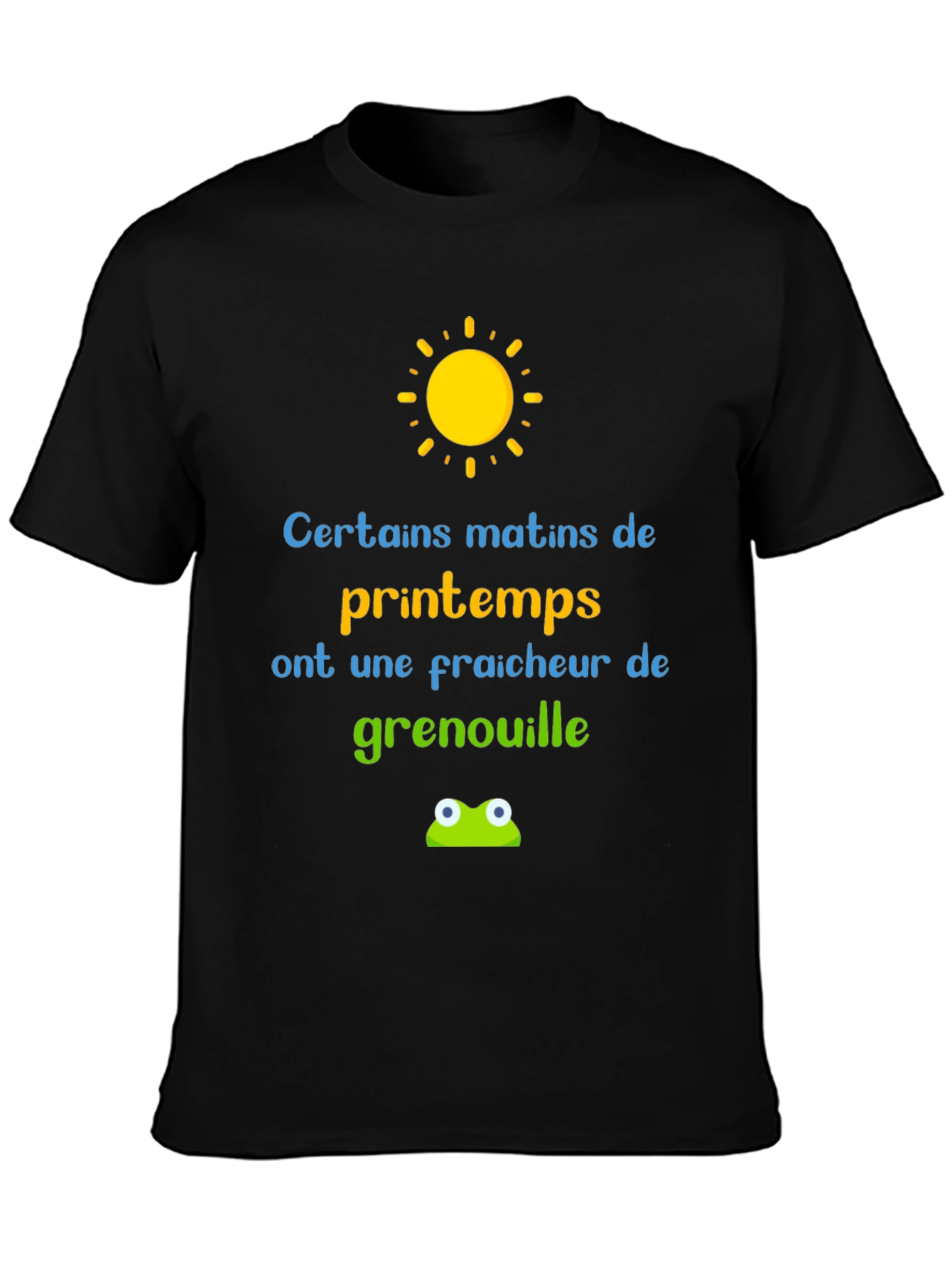 Funny French Spring Frog T-Shirt