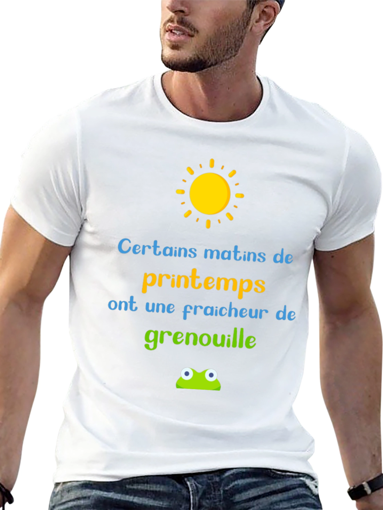 Funny French Spring Frog T-Shirt