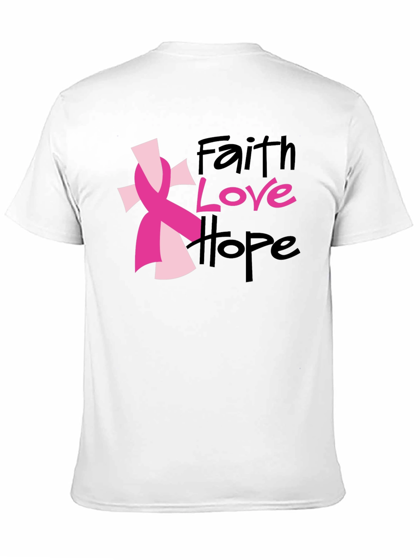 Faith Love Hope Ribbon T-Shirt