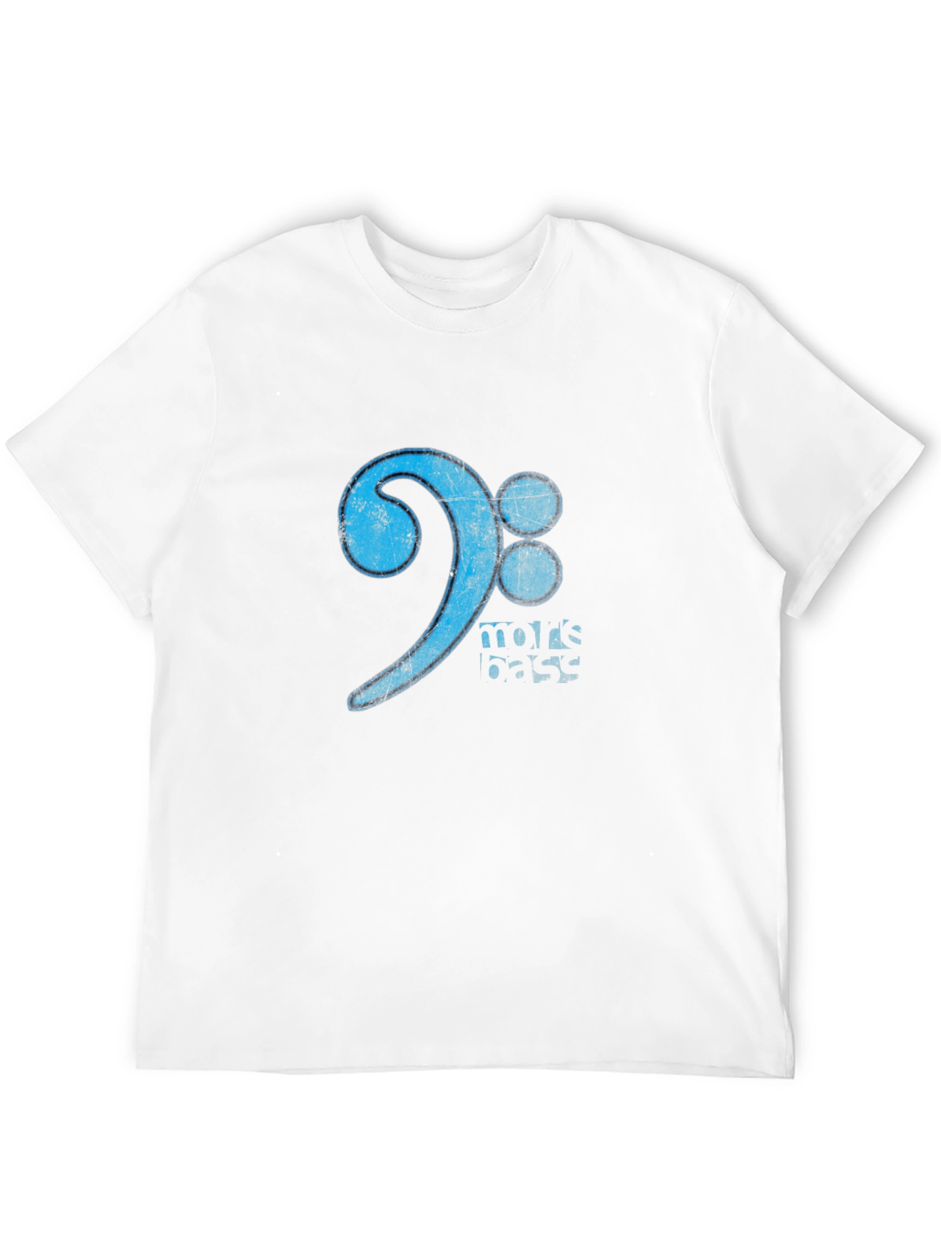 More Bass Clef Black Graphic Tee