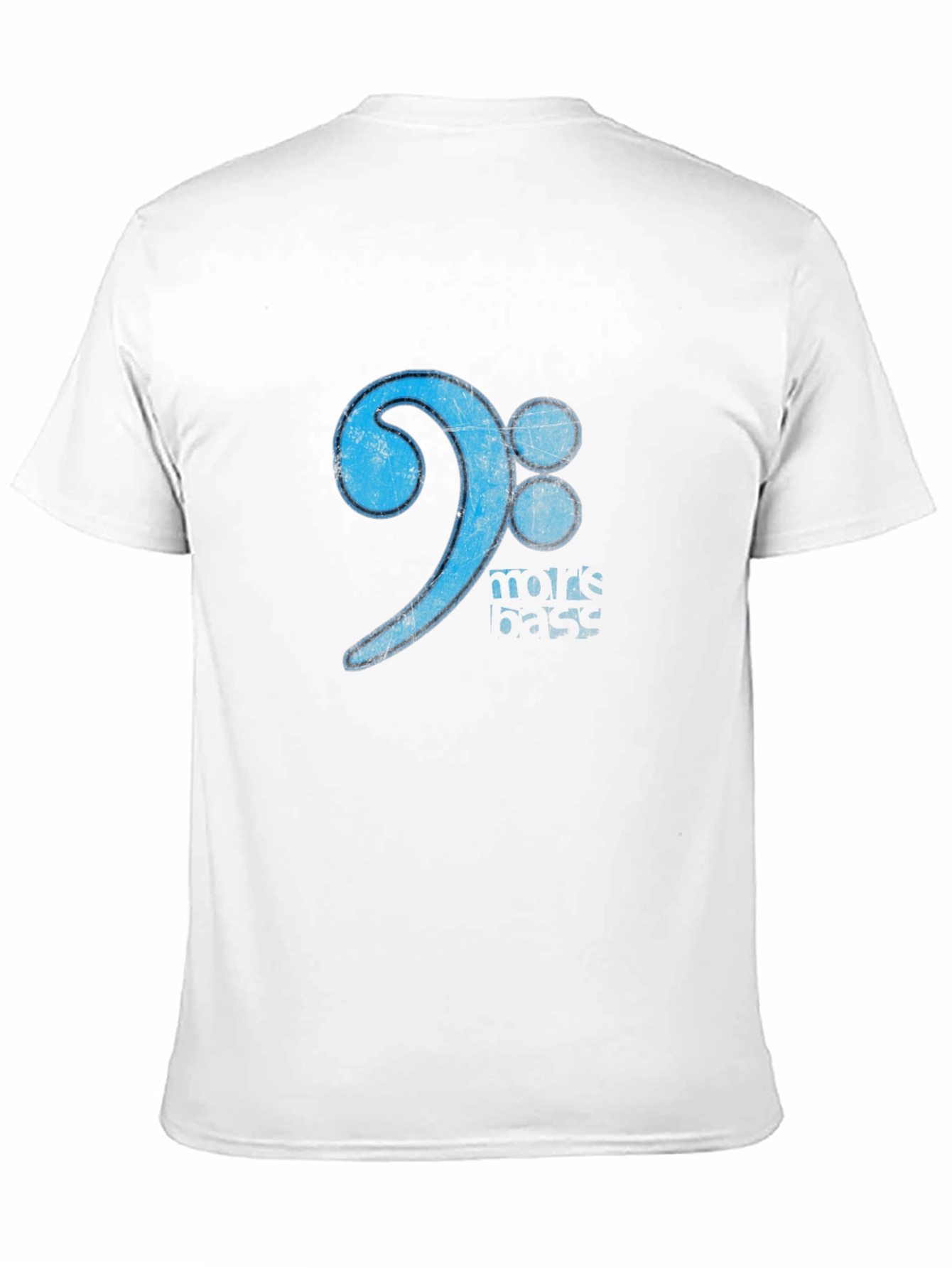More Bass Clef Black Graphic Tee