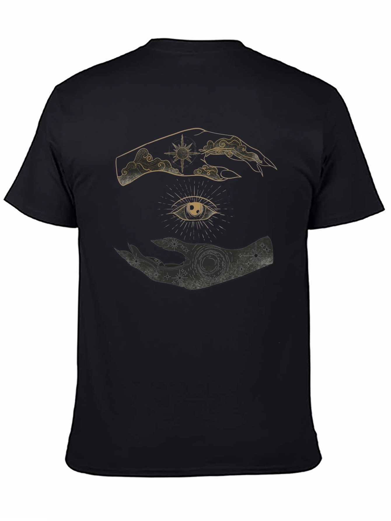 Mystic Eye Graphic Tee - Unisex Black T-Shirt