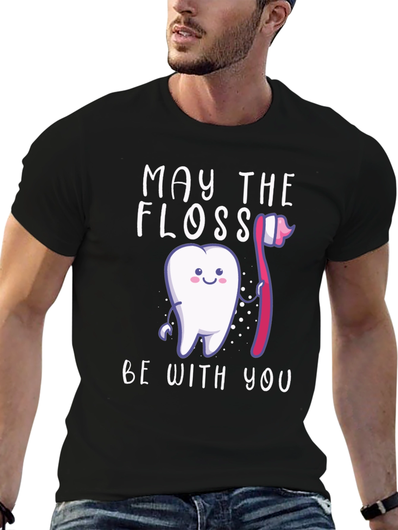 May the Floss Be With You T-Shirt