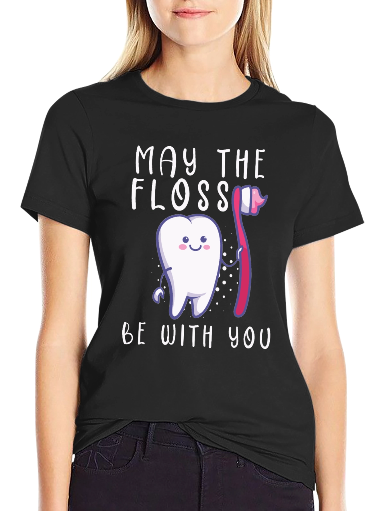 May the Floss Be With You T-Shirt