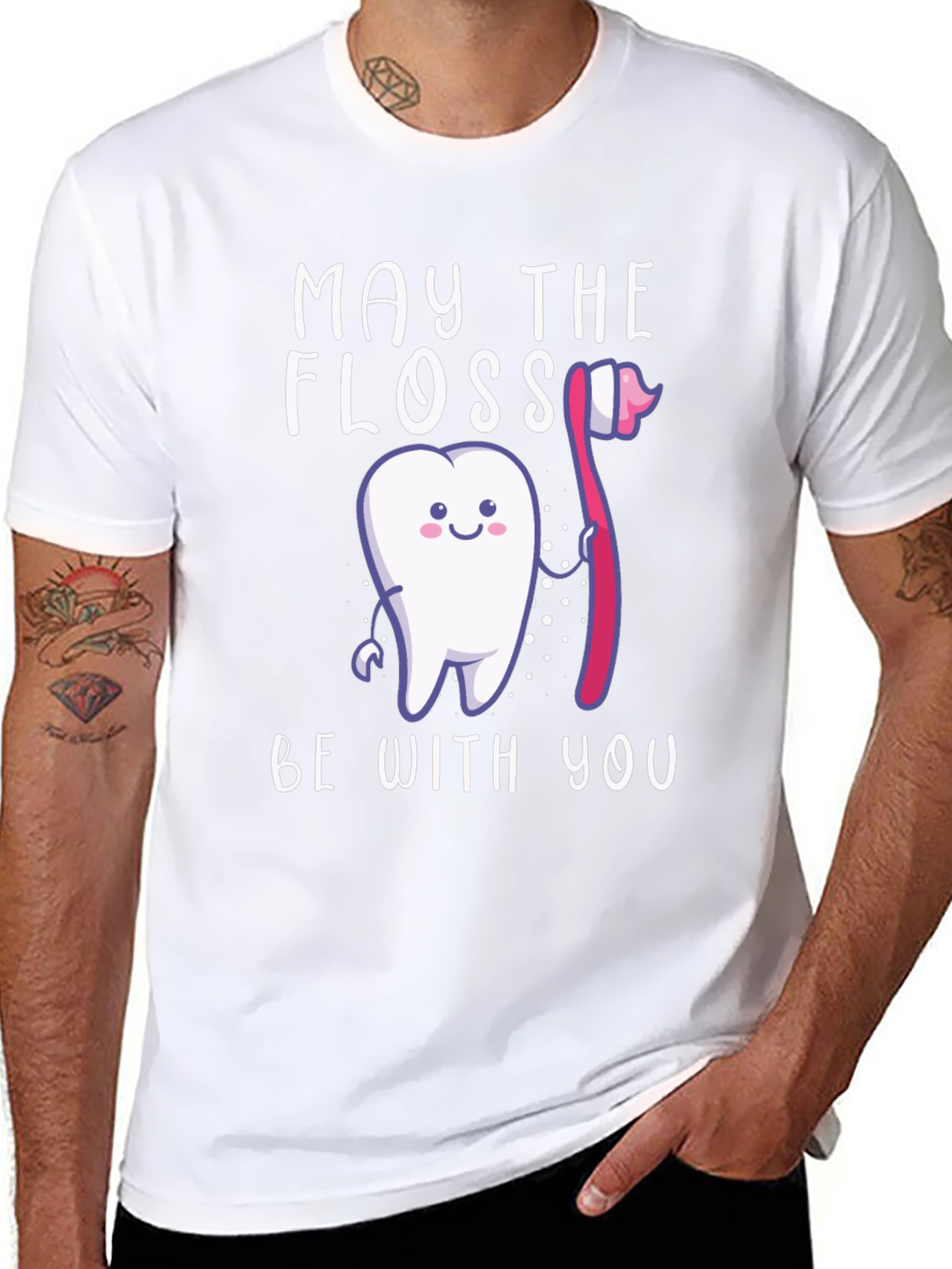 May the Floss Be With You T-Shirt