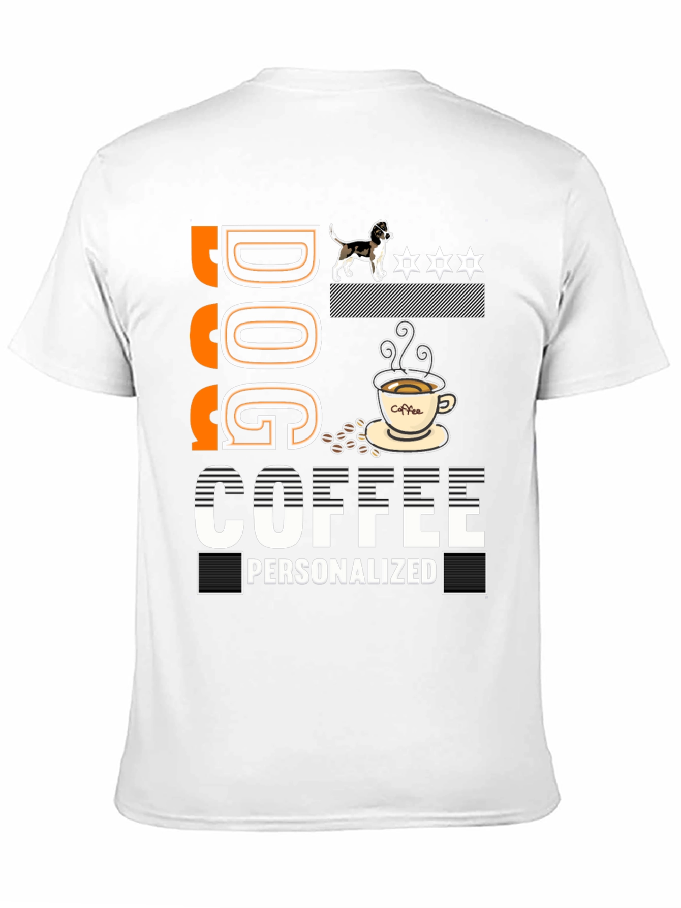 Dog Coffee Personalized Graphic Tee