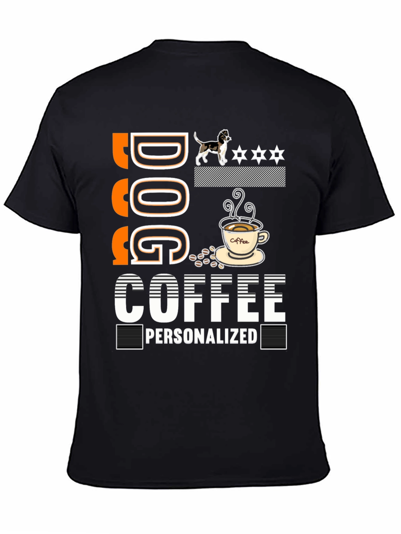 Dog Coffee Personalized Graphic Tee