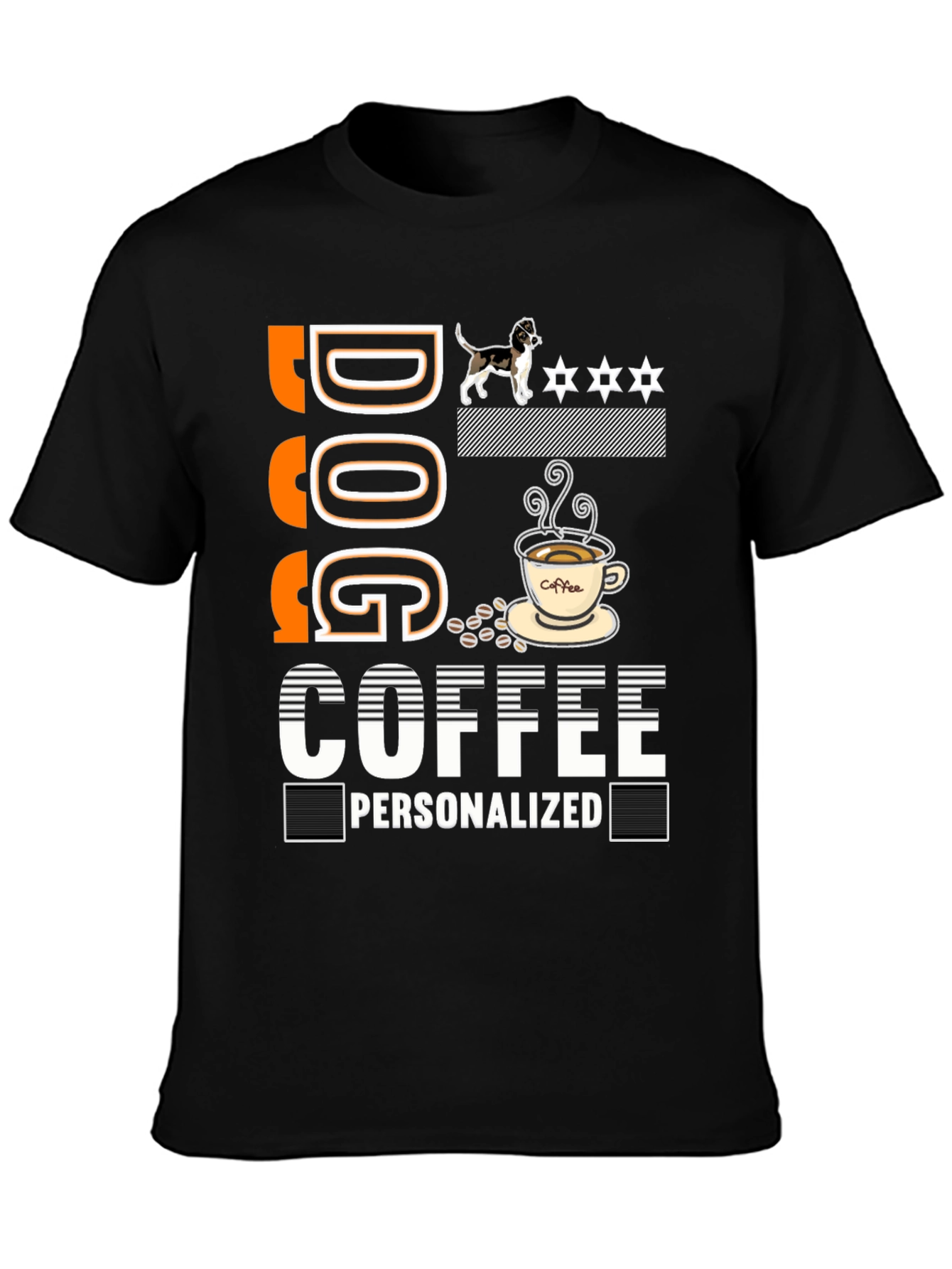 Dog Coffee Personalized Graphic Tee