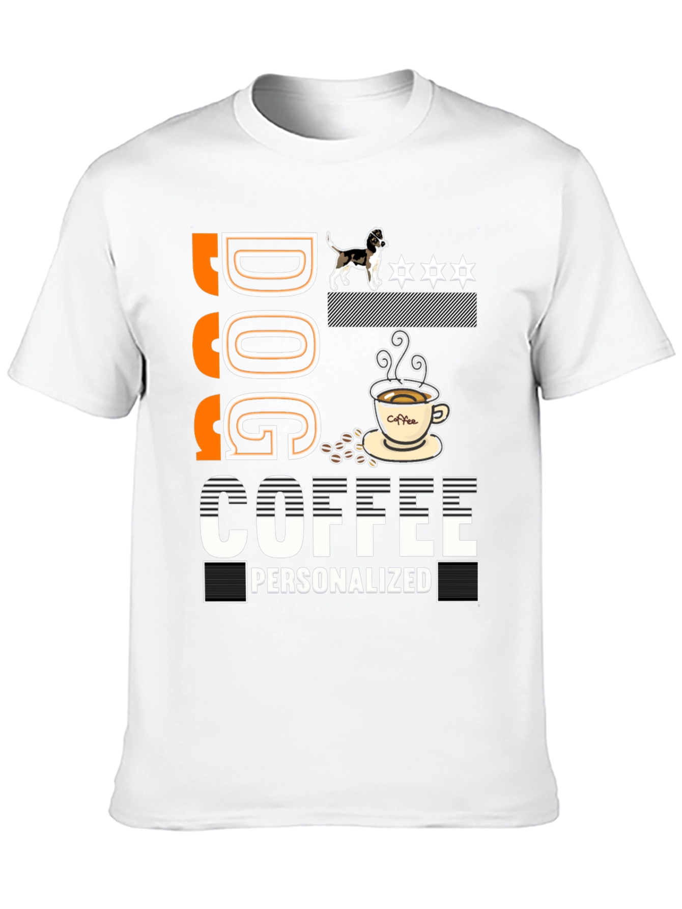 Dog Coffee Personalized Graphic Tee