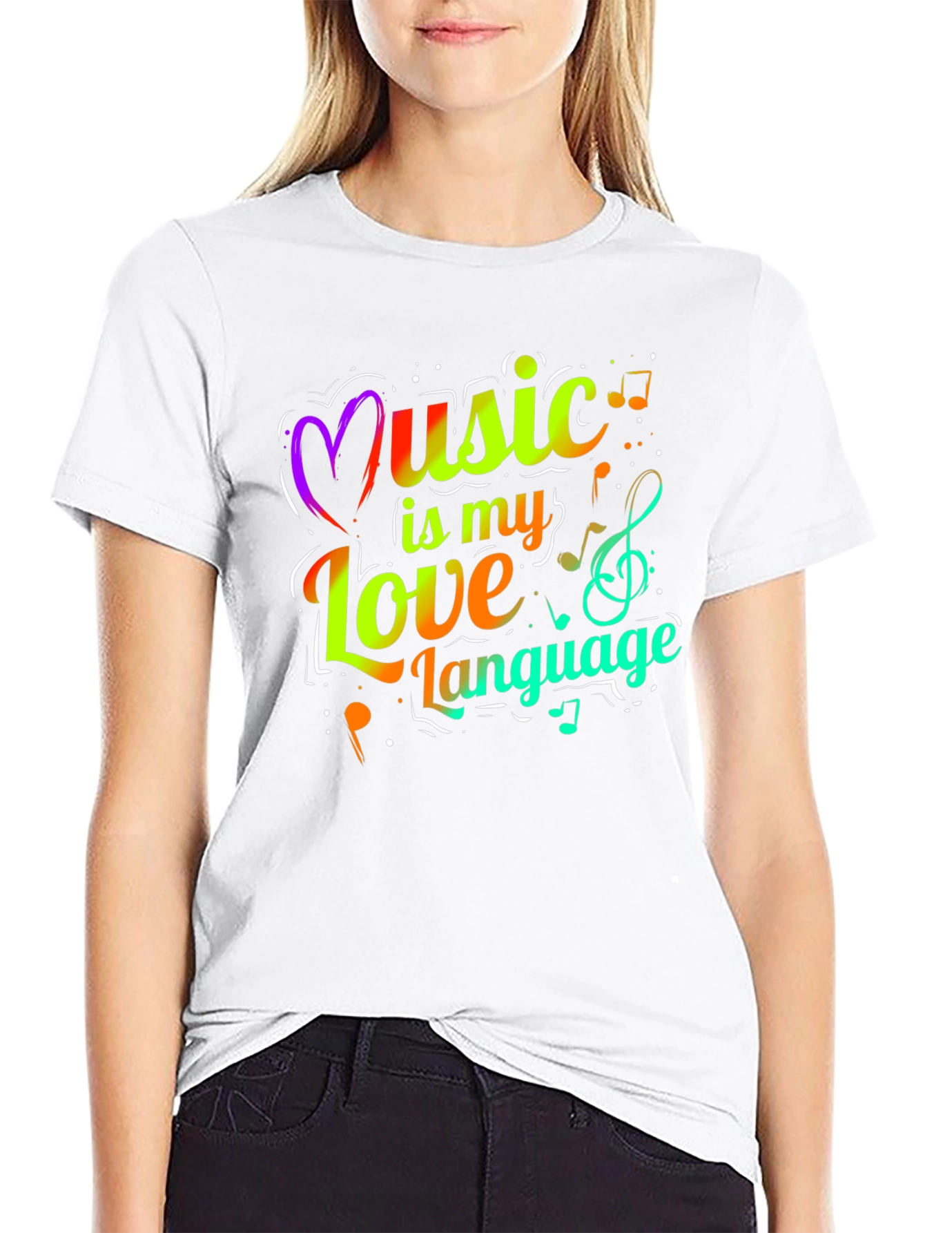 Music is My Love Language T-Shirt