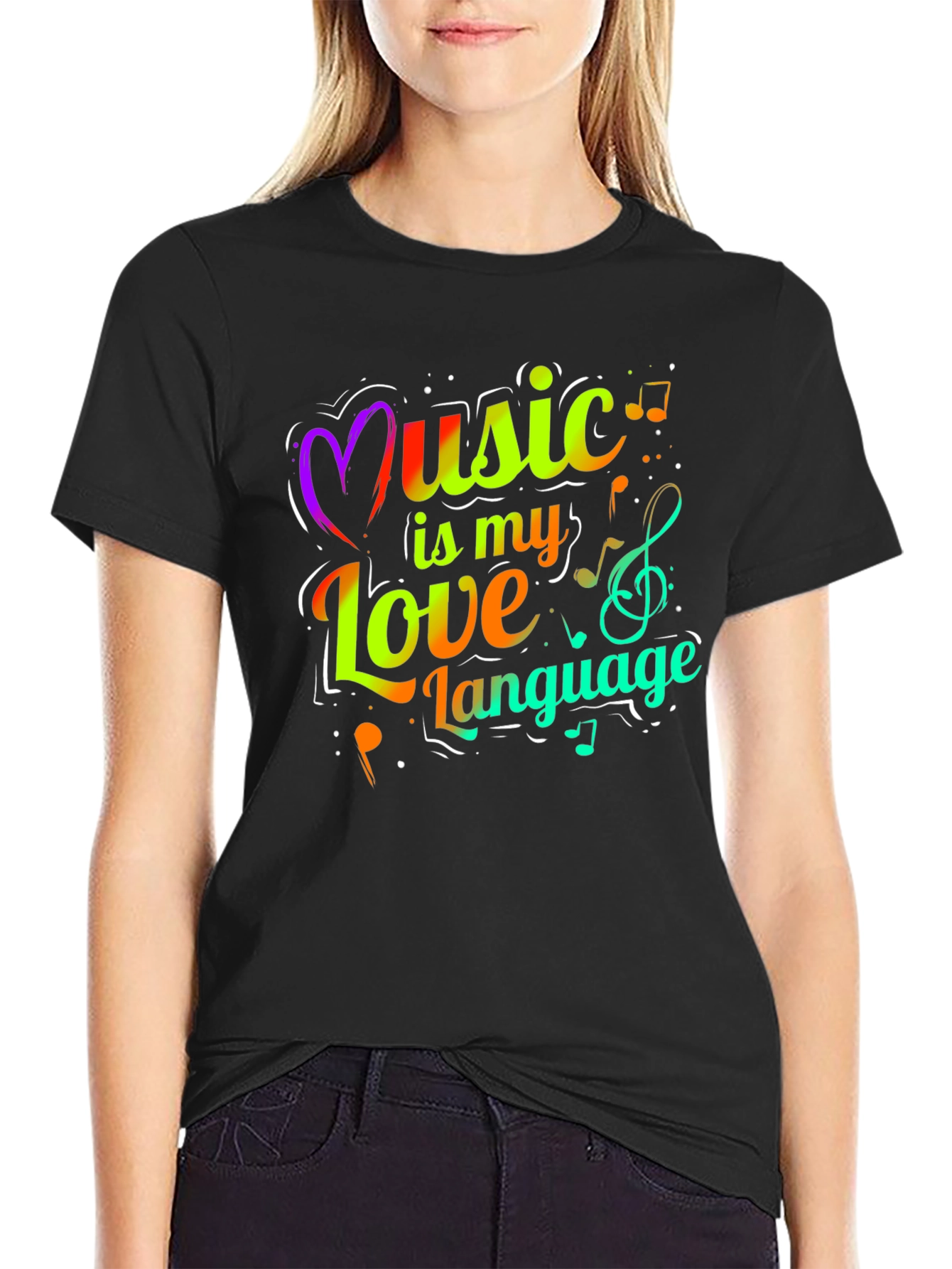 Music is My Love Language T-Shirt