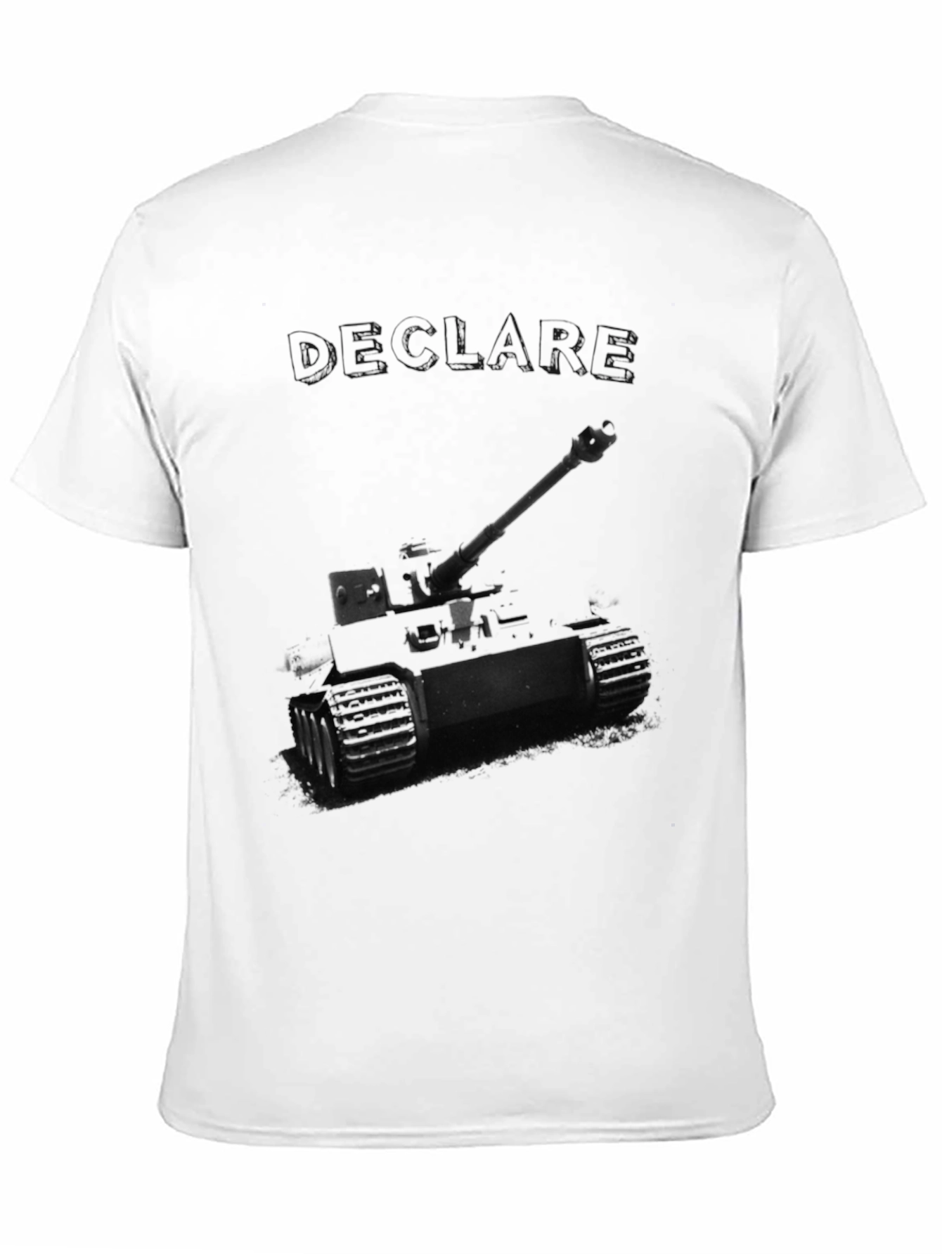Tiger Tank Graphic T-Shirt - Black