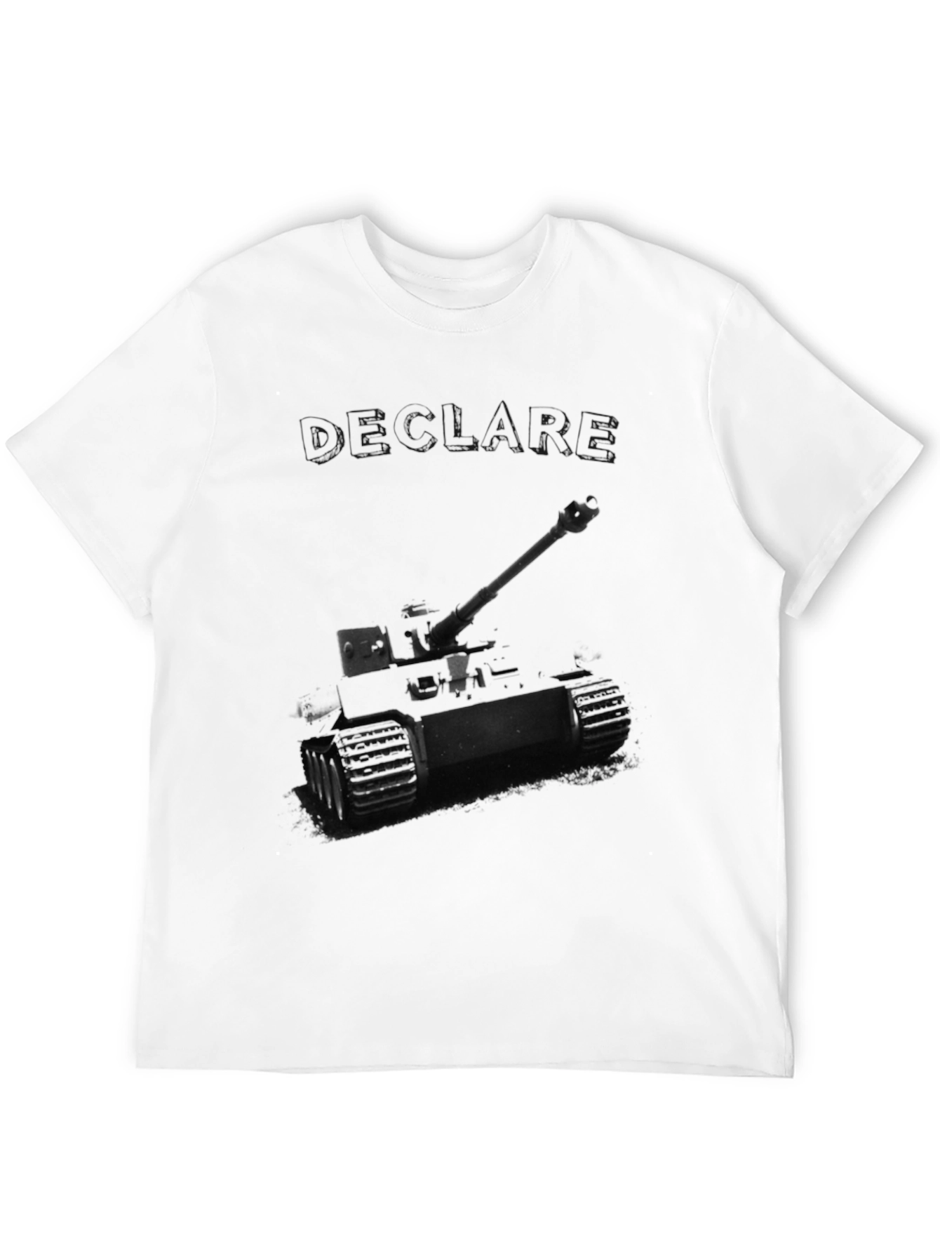 Tiger Tank Graphic T-Shirt - Black