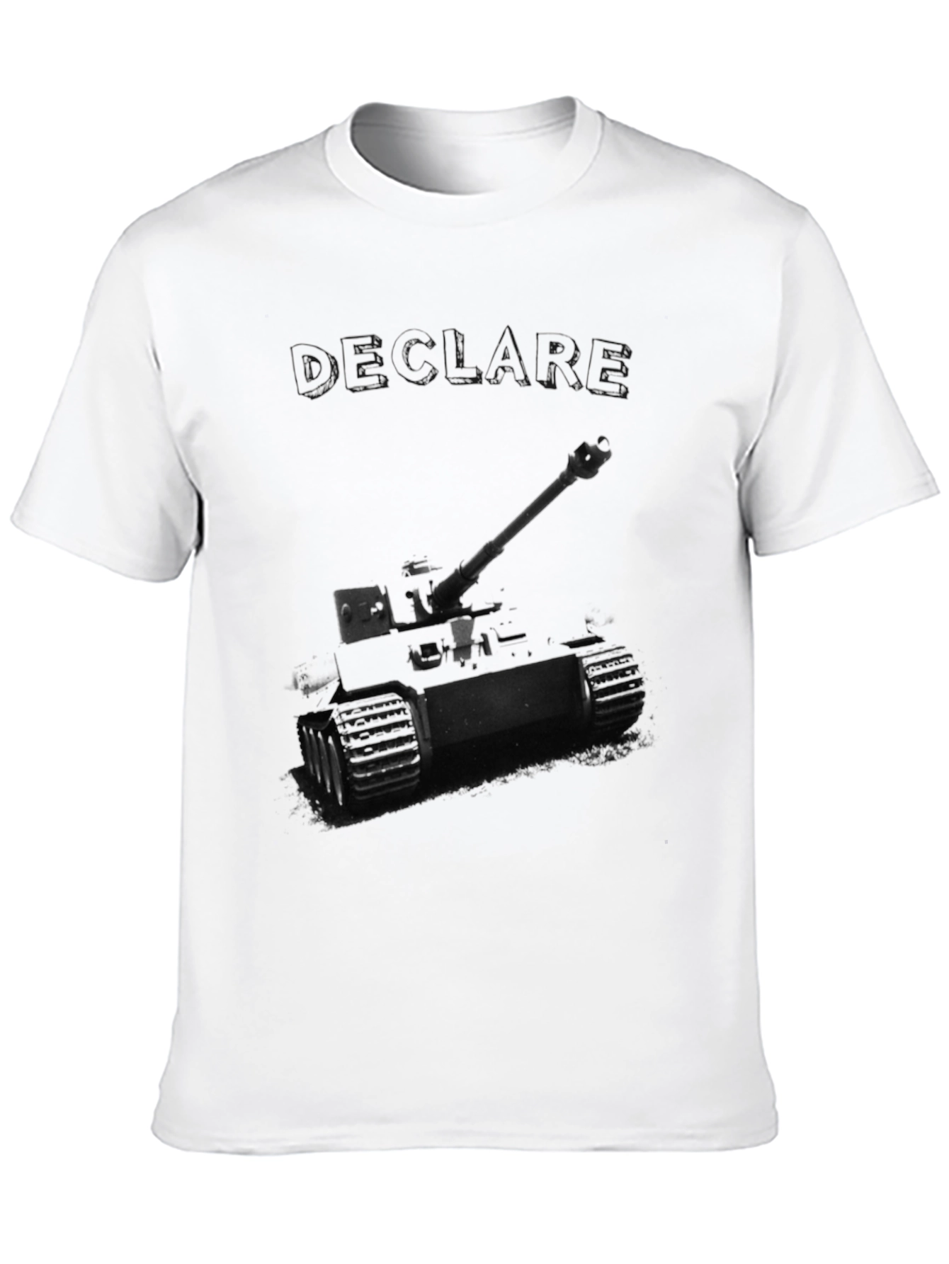 Tiger Tank Graphic T-Shirt - Black