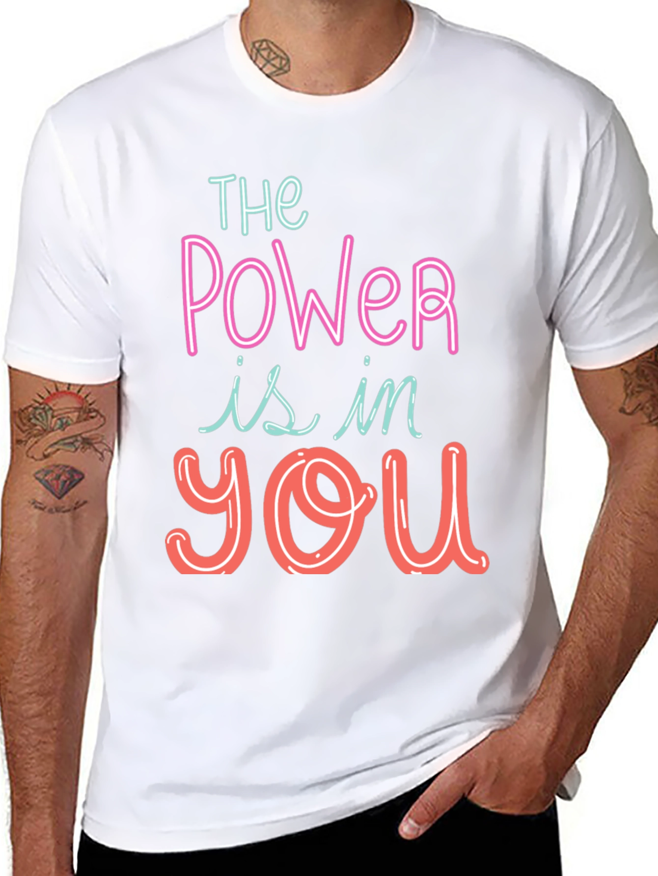 The Power Is In You Graphic Tee