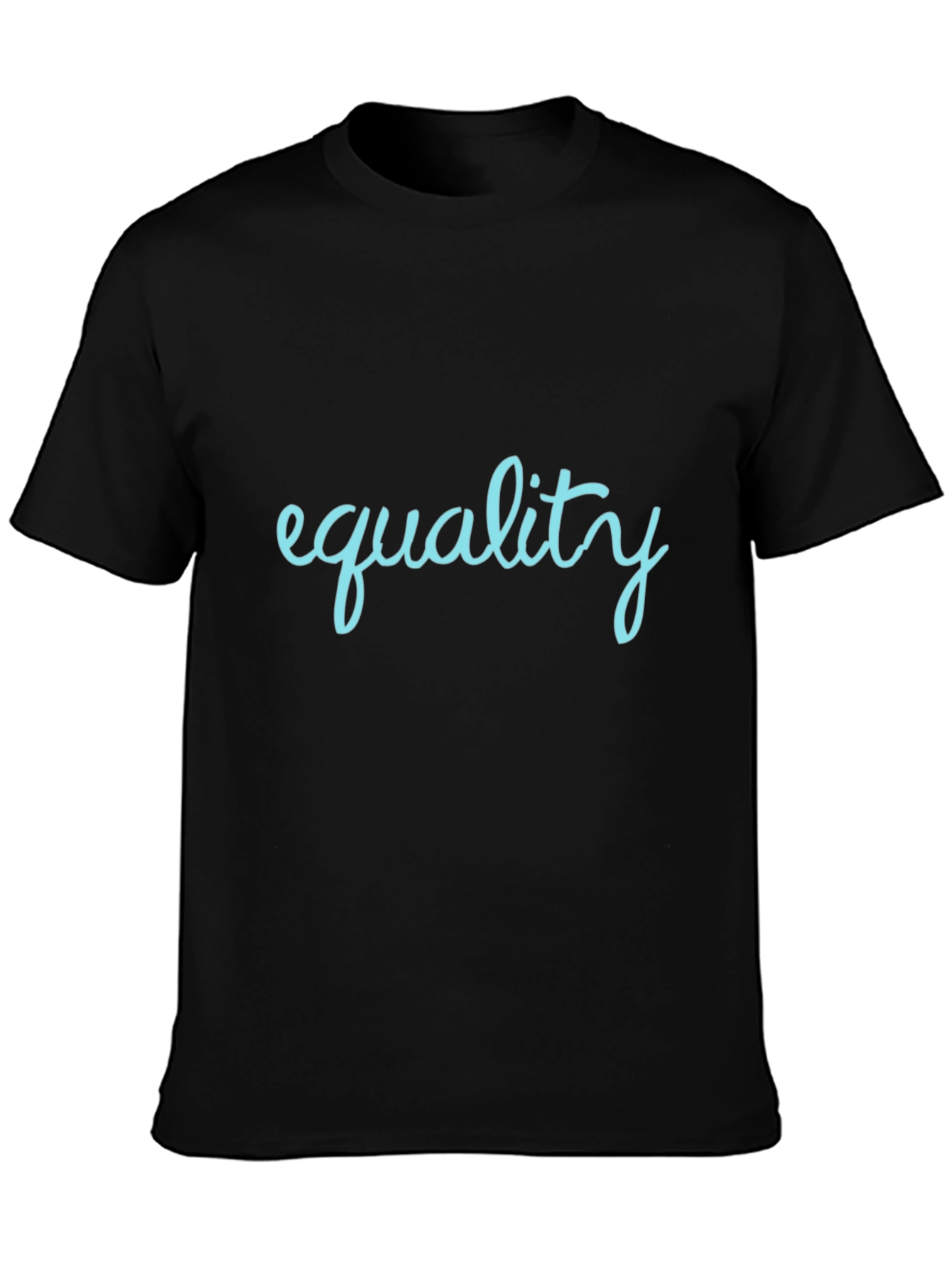 Equality Graphic Tee - Soft Black T-Shirt